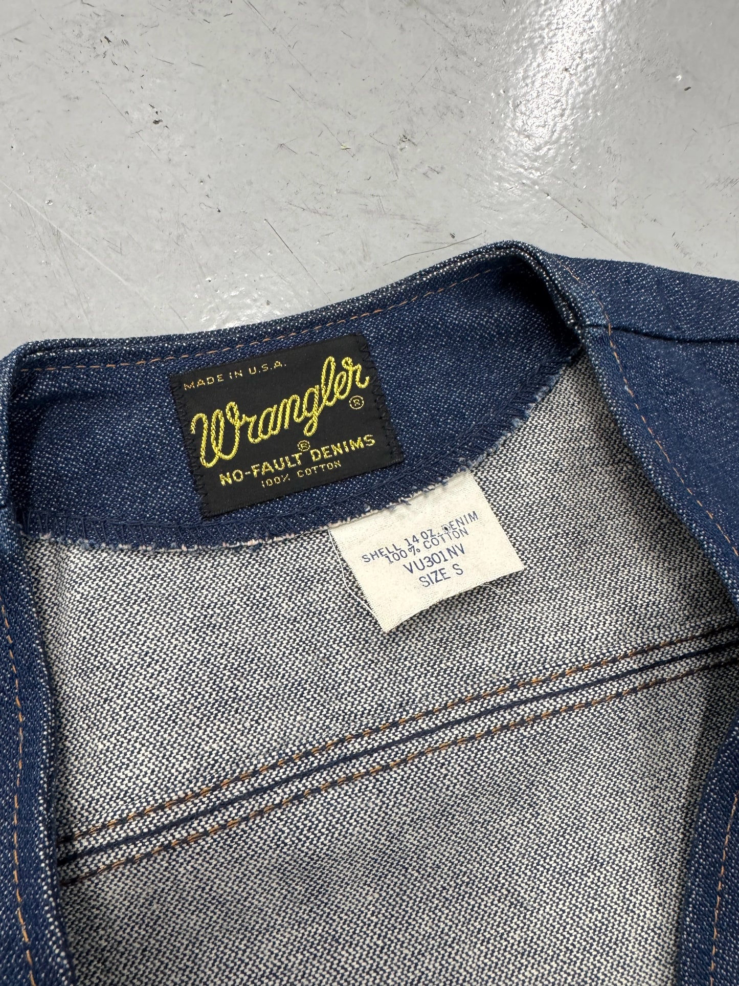 1980s Wrangler "Rickey" Denim Vest [S]