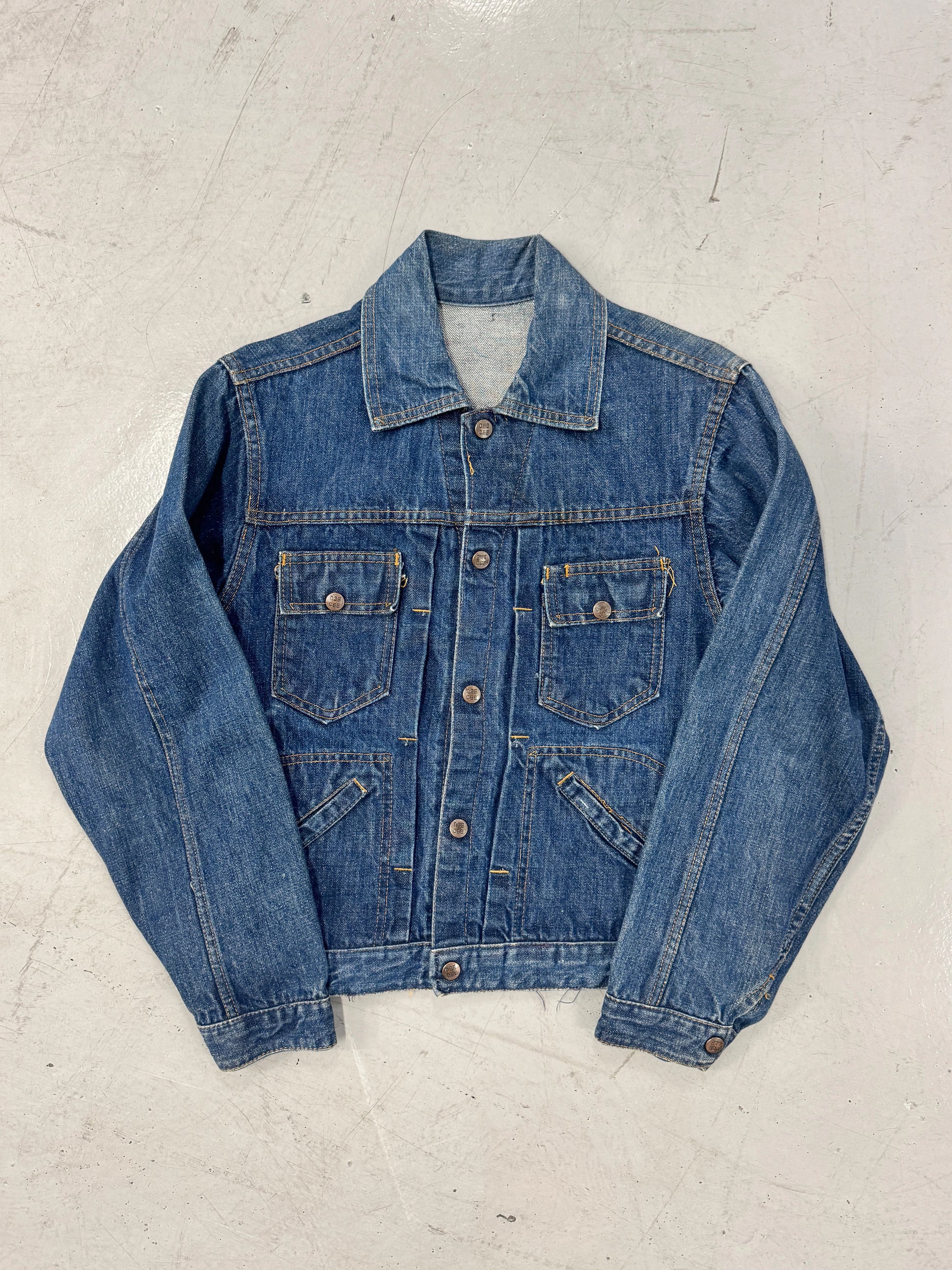 1960s Dee Cee Denim Trucker Jacket [S]