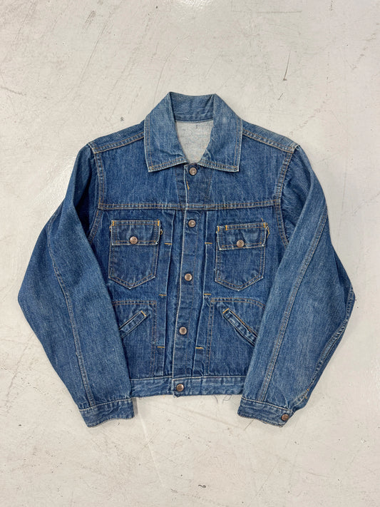 1960s Dee Cee Denim Trucker Jacket [S]
