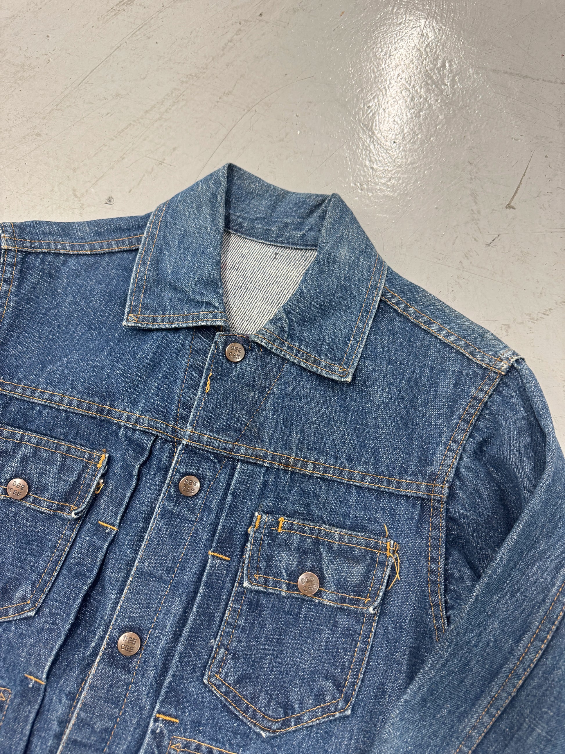 1960s Dee Cee Denim Trucker Jacket [S]