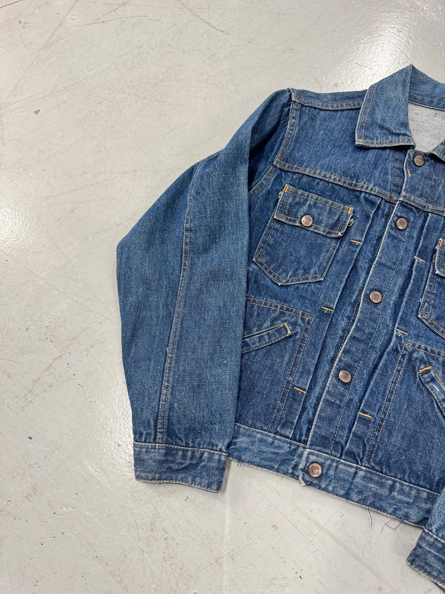 1960s Dee Cee Denim Trucker Jacket [S]