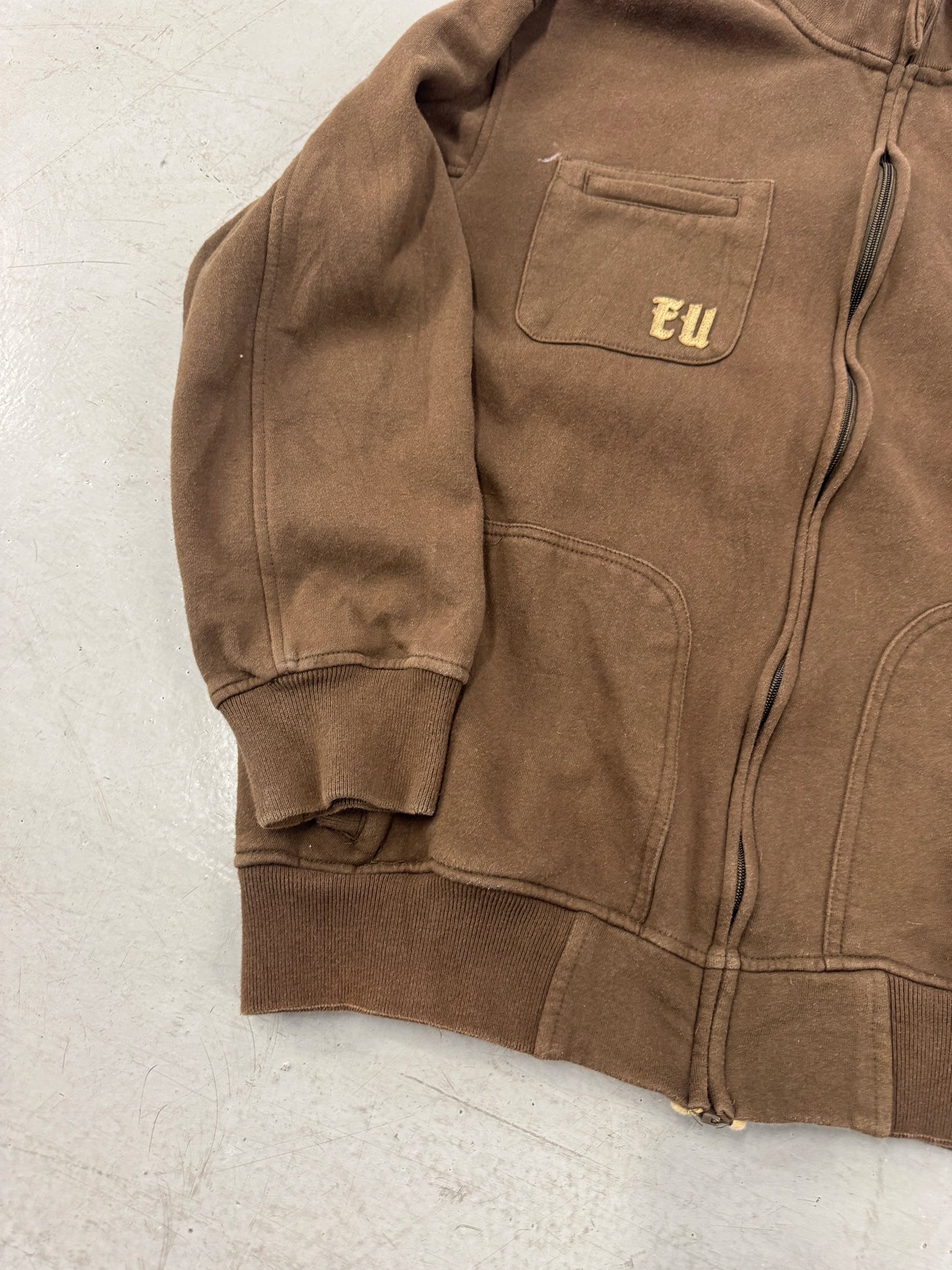 2000s Ecko Unlimited Rhino Graphic Zip Up Track Jacket [L]