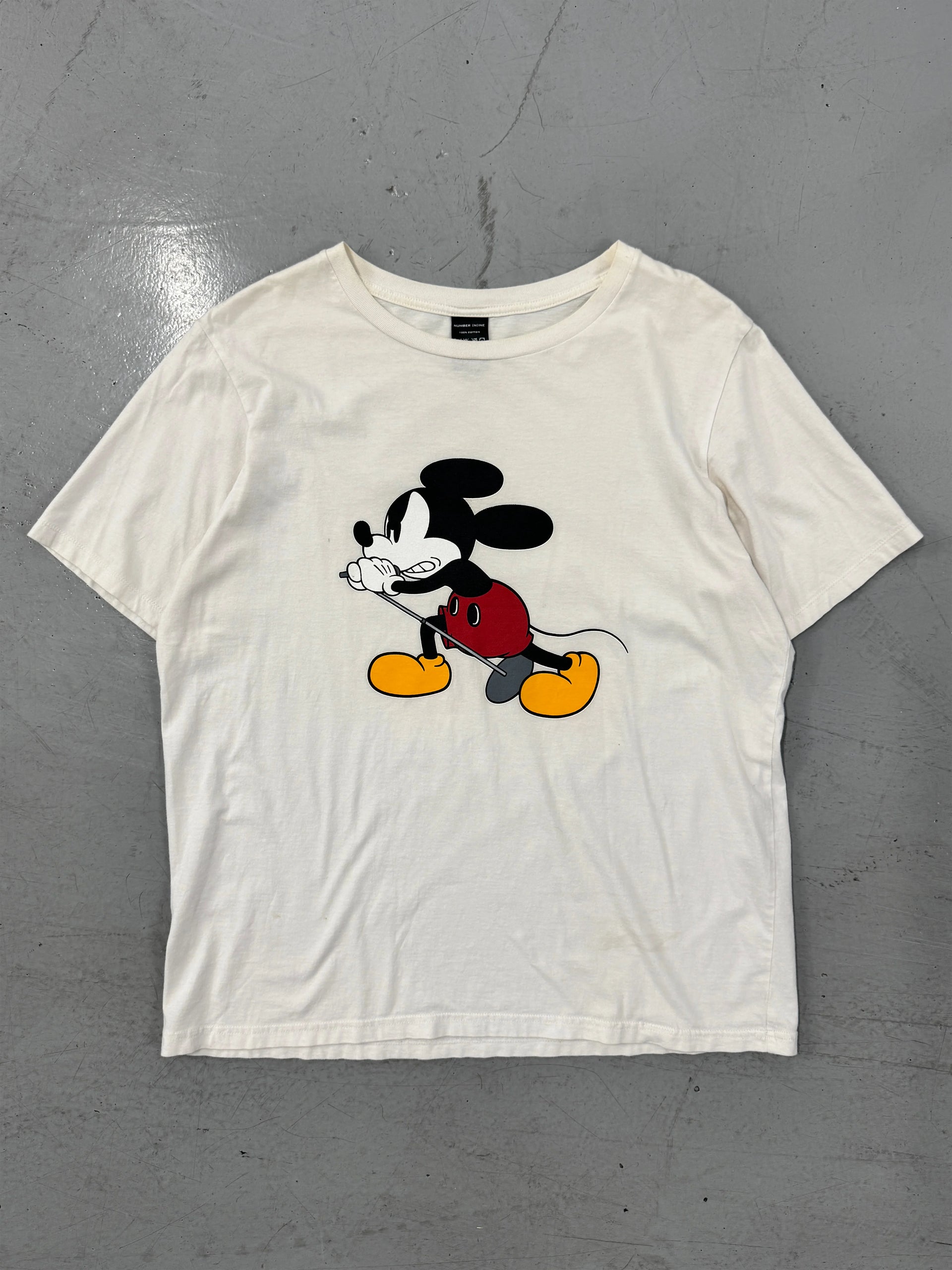 トップス Number (n)ine print tee Disney Mickey Number (N)ine x Disney Mickey Mouse Graphic T-Shirt [4/XL