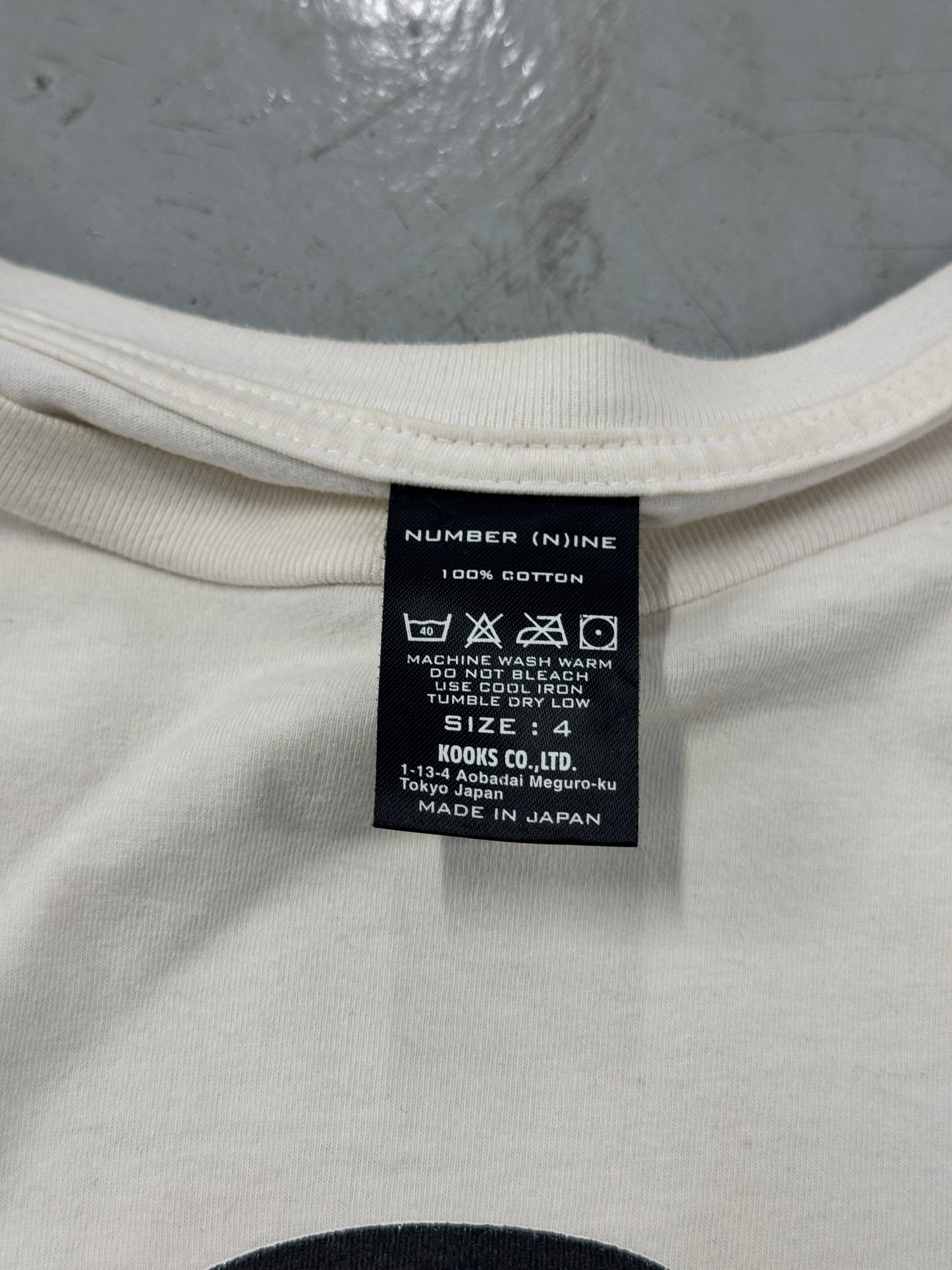 Number (N)ine x Disney Mickey Mouse Graphic T-Shirt [4/XL]