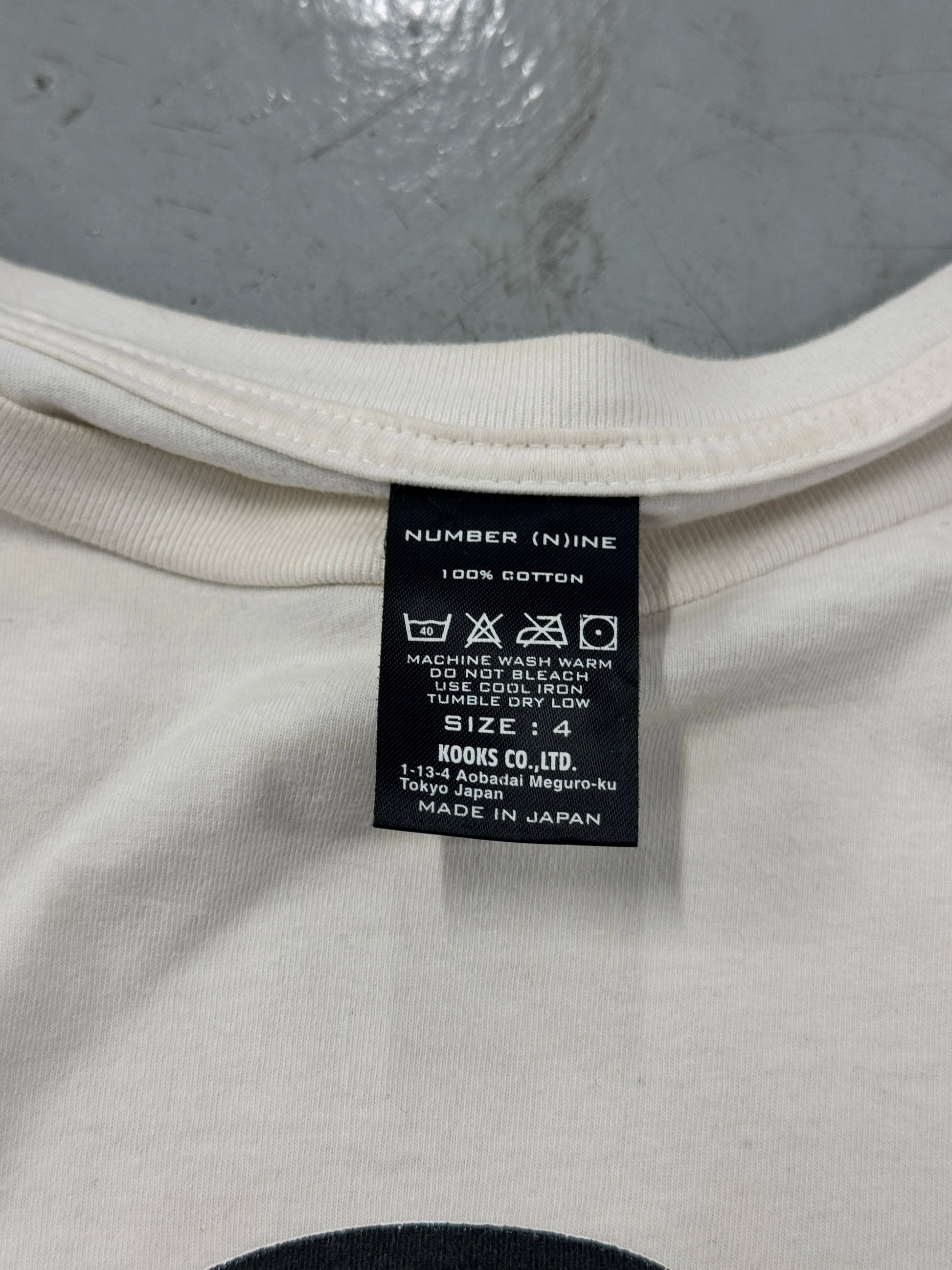 Number (N)ine x Disney Mickey Mouse Graphic T-Shirt [4/XL]