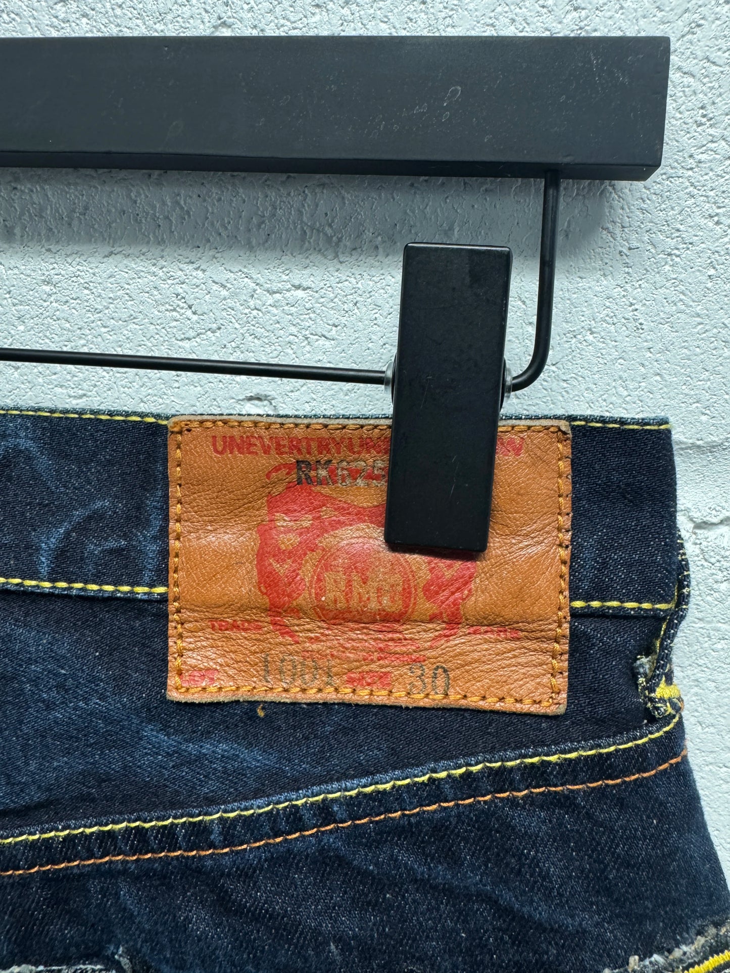 RMC Red Monkey Selvedge Jeans w/ Embroidered Oni [29]