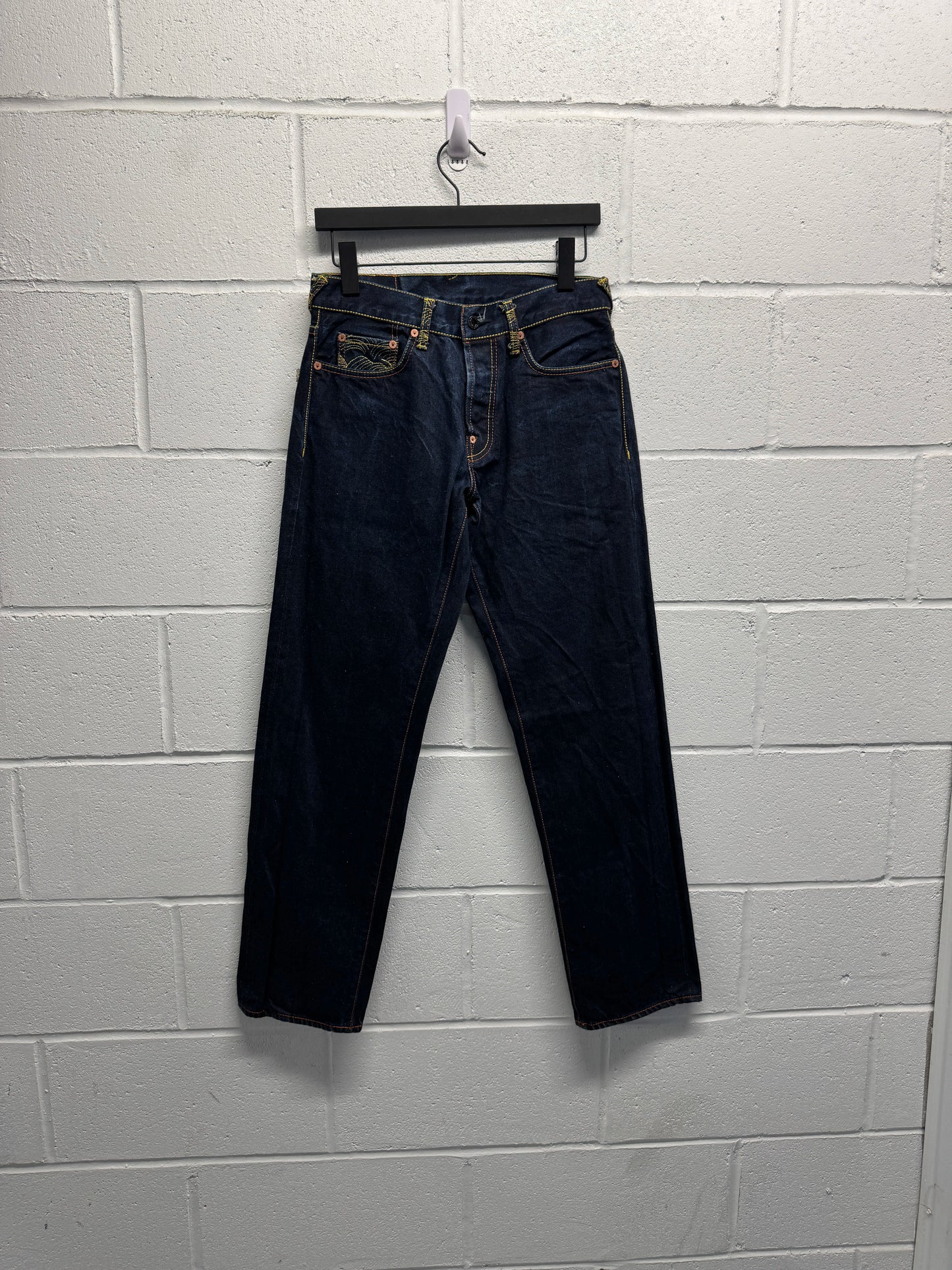 RMC Red Monkey Selvedge Jeans w/ Embroidered Oni [29]