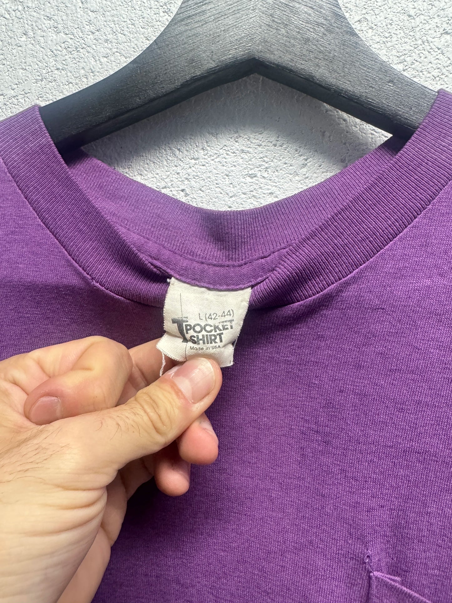 1990s Single Stitch Pocket T-Shirt [L]