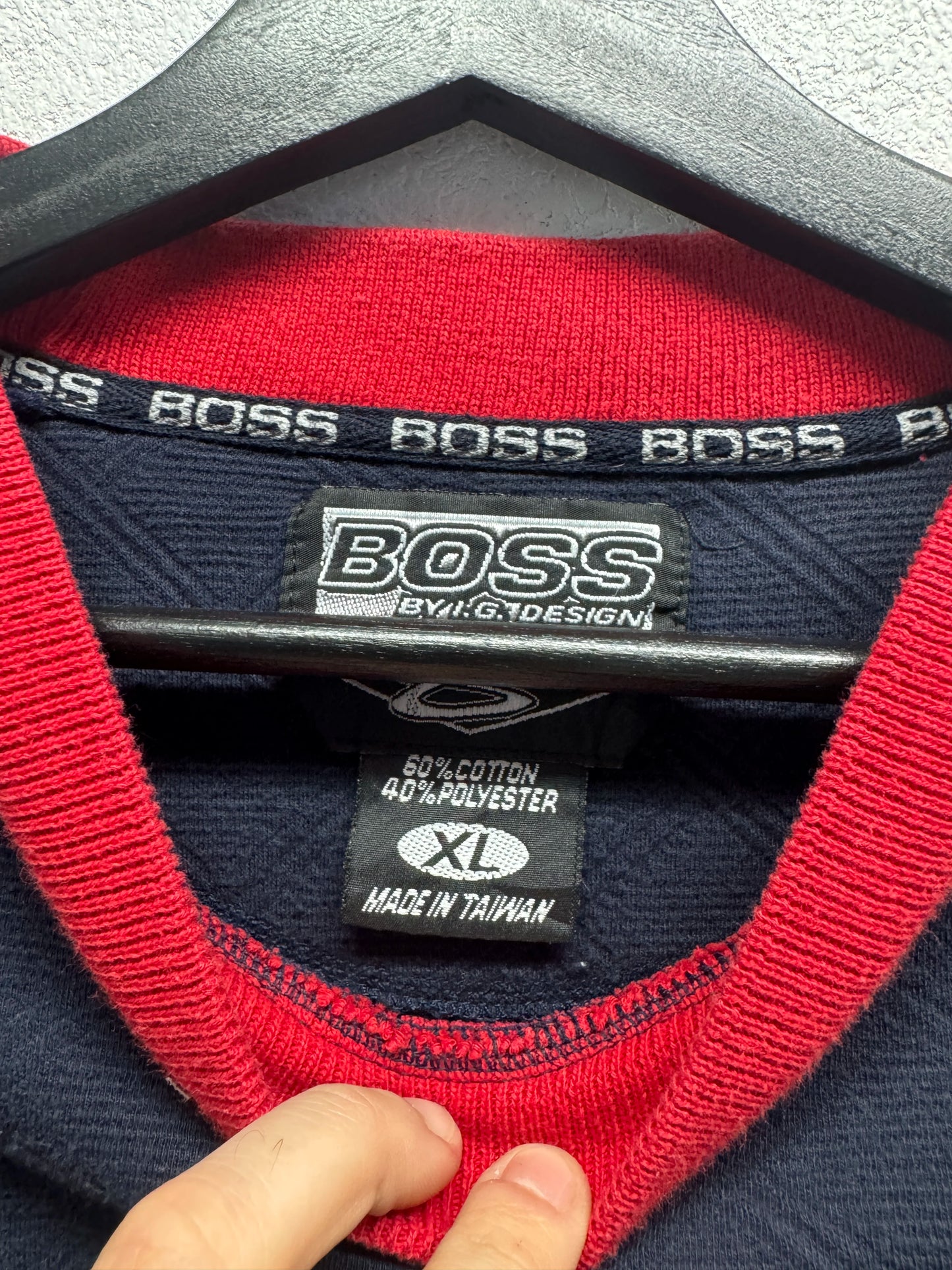2000s Boss Long Sleeve Jersey Shirt [XL]