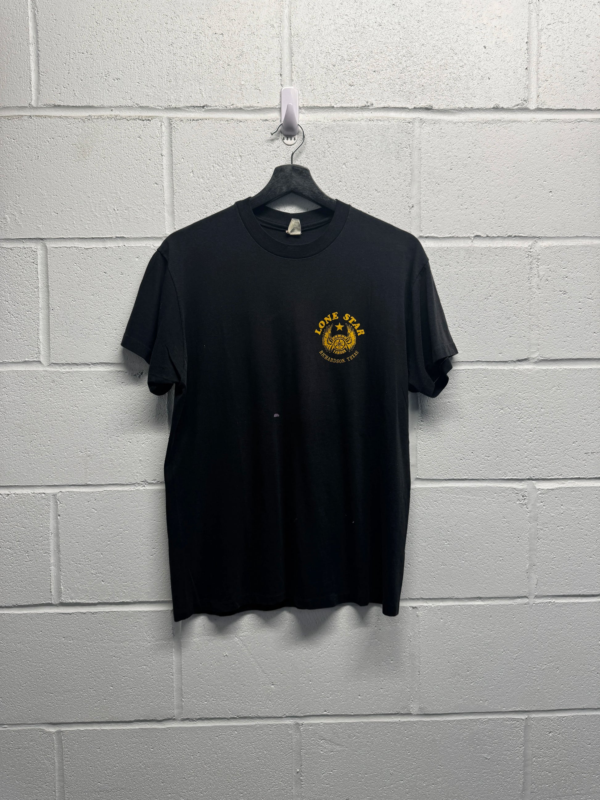 1980s Lone Star Yamaha Richardson Texas T-Shirt [L]