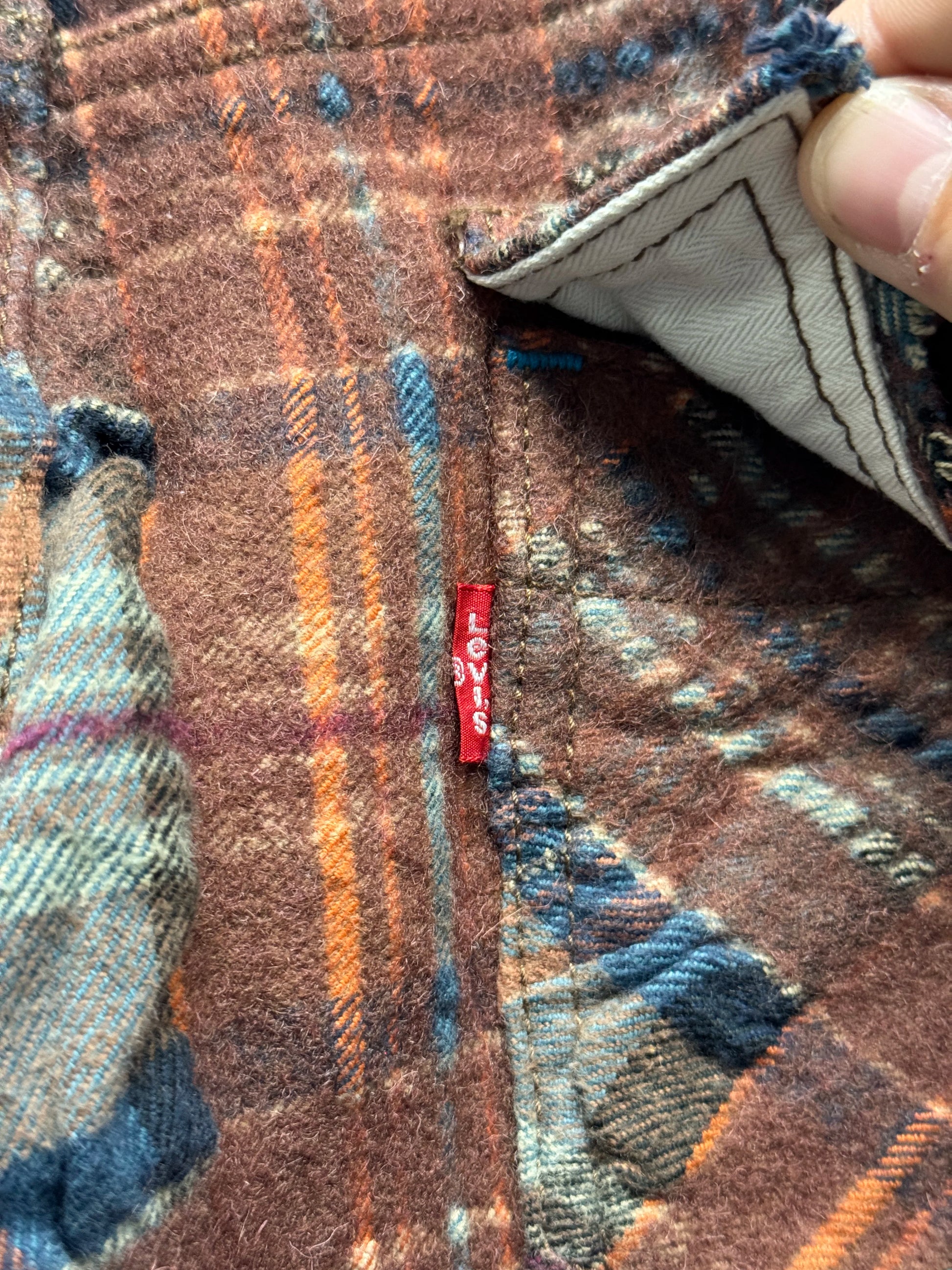 2000s Levis Sample Plaid Pocket Pants [30]