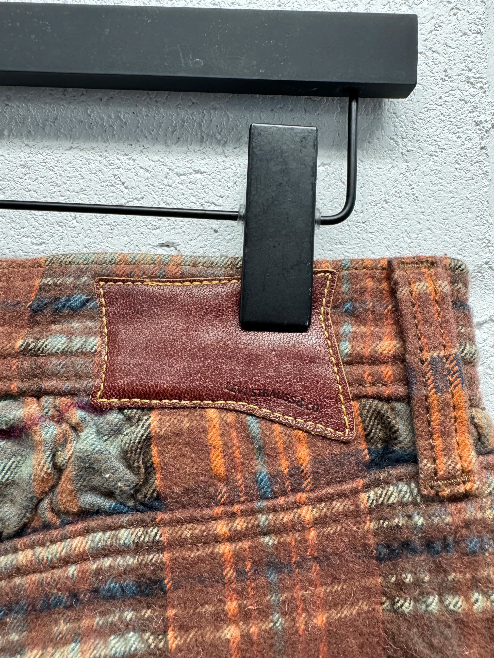 2000s Levis Sample Plaid Pocket Pants [30]