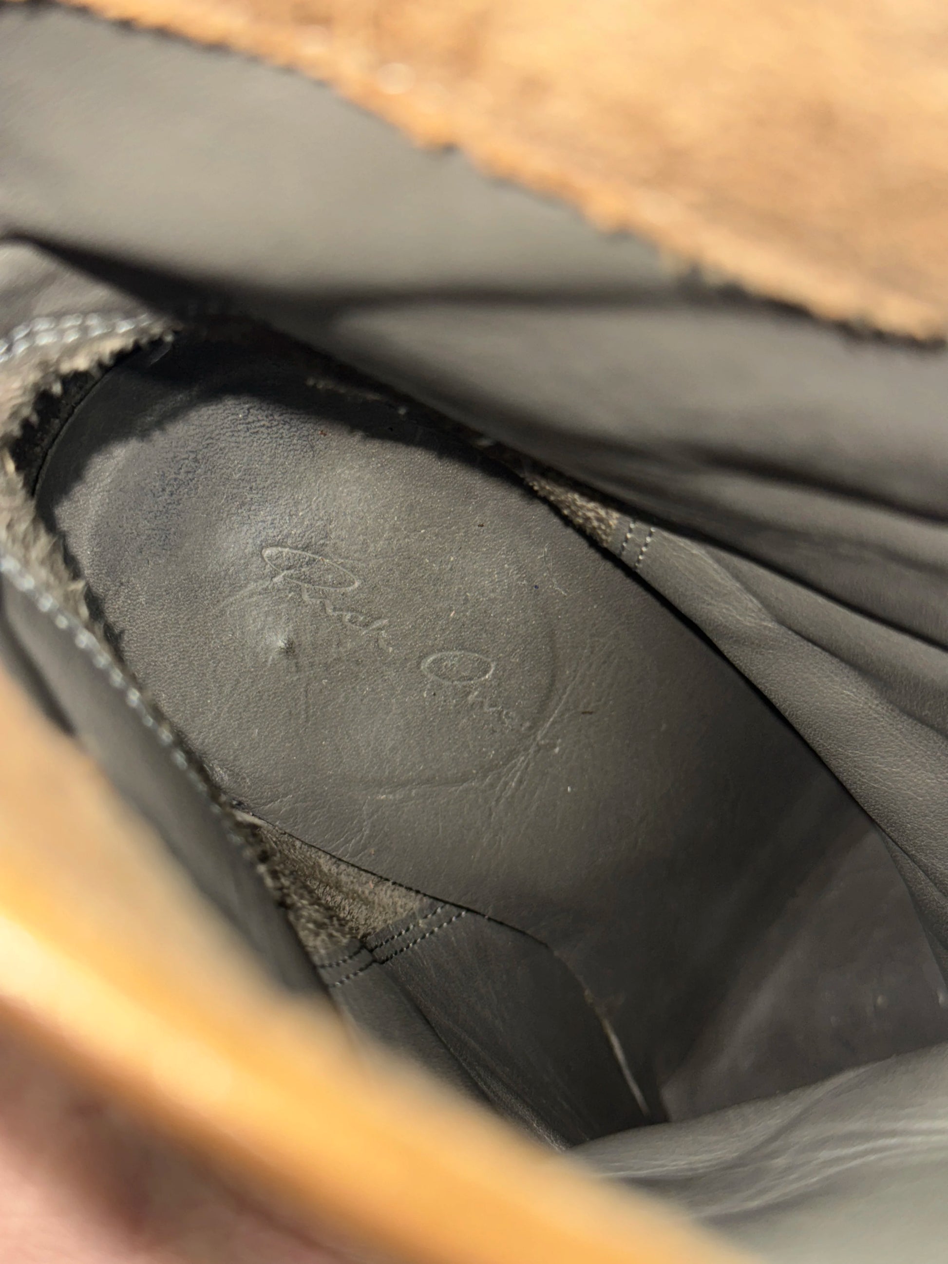 Rick Owens Brown Suede Wedge Heels IT38.5 | 8.5