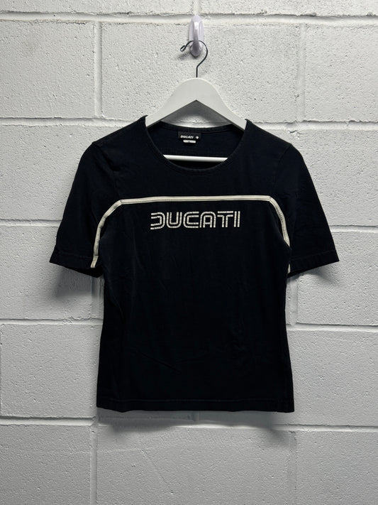 Y2K 2000s Ducati Baby Tee [M]