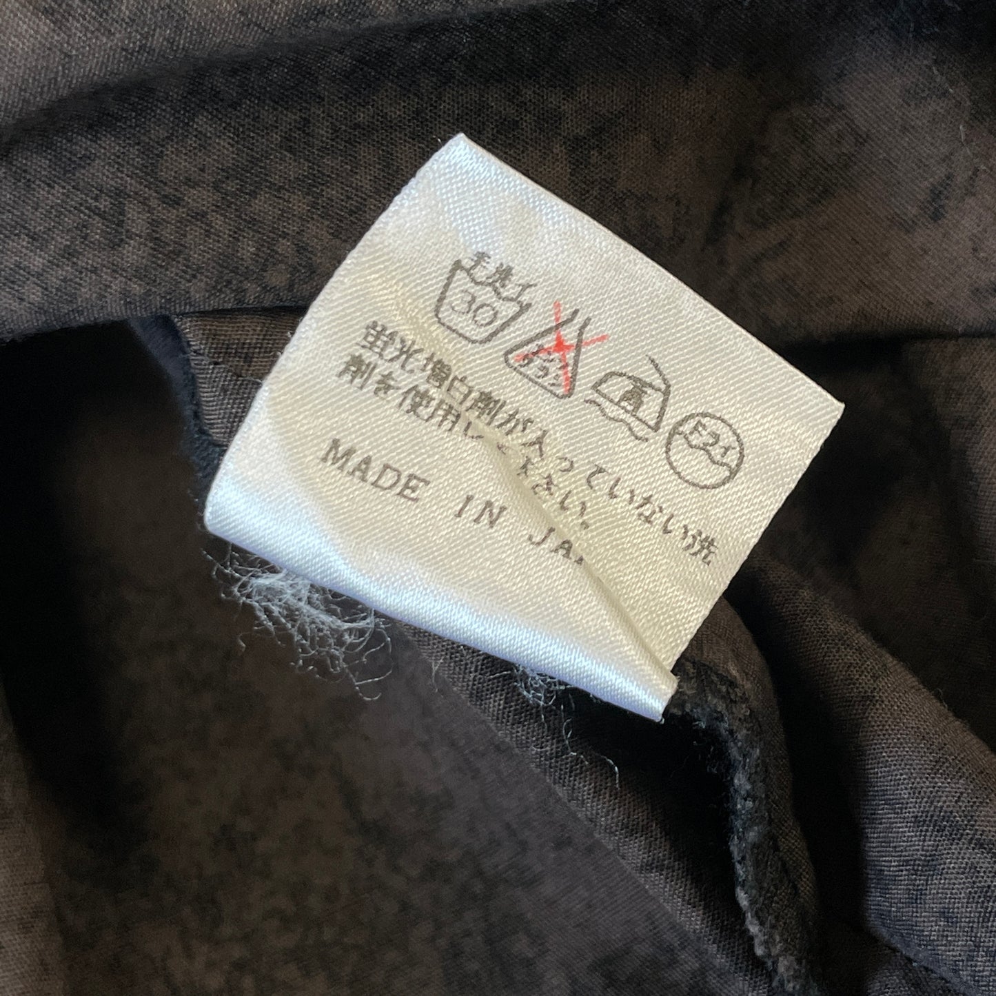 SS96 Undercover Skull Print Zip-Off Button-Up Shirt [M/L]