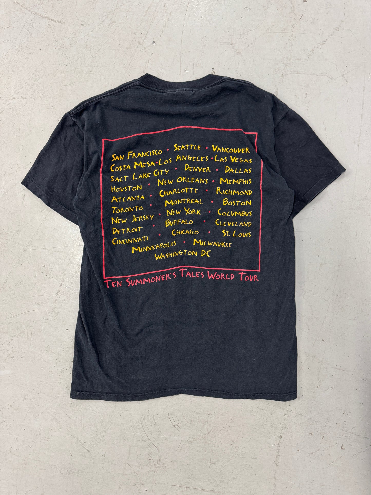 1993 Sting 'Ten Summoner's Tales' Tour T-Shirt [L]