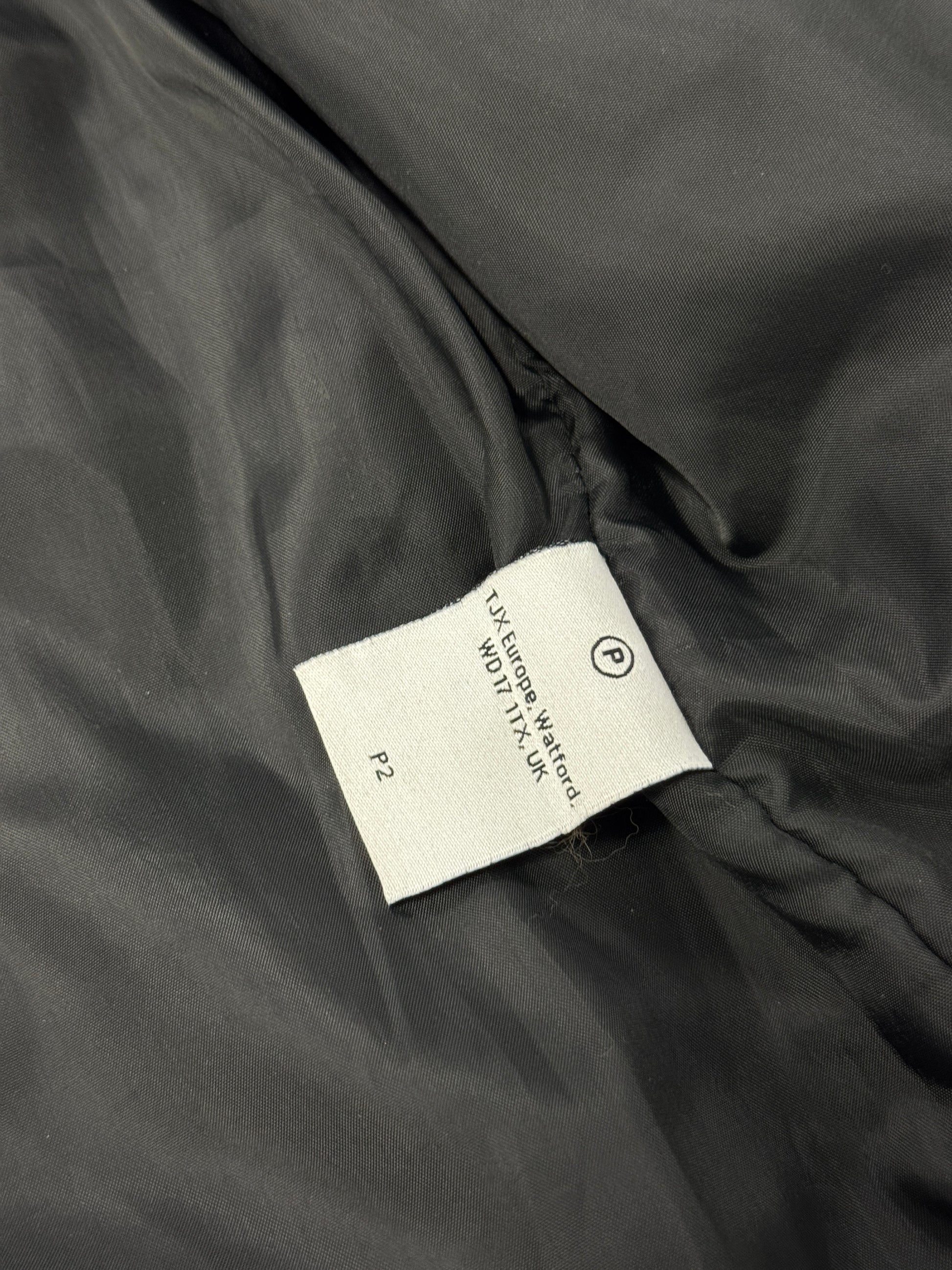 2000s Blue Leather Moto Jacket [M]