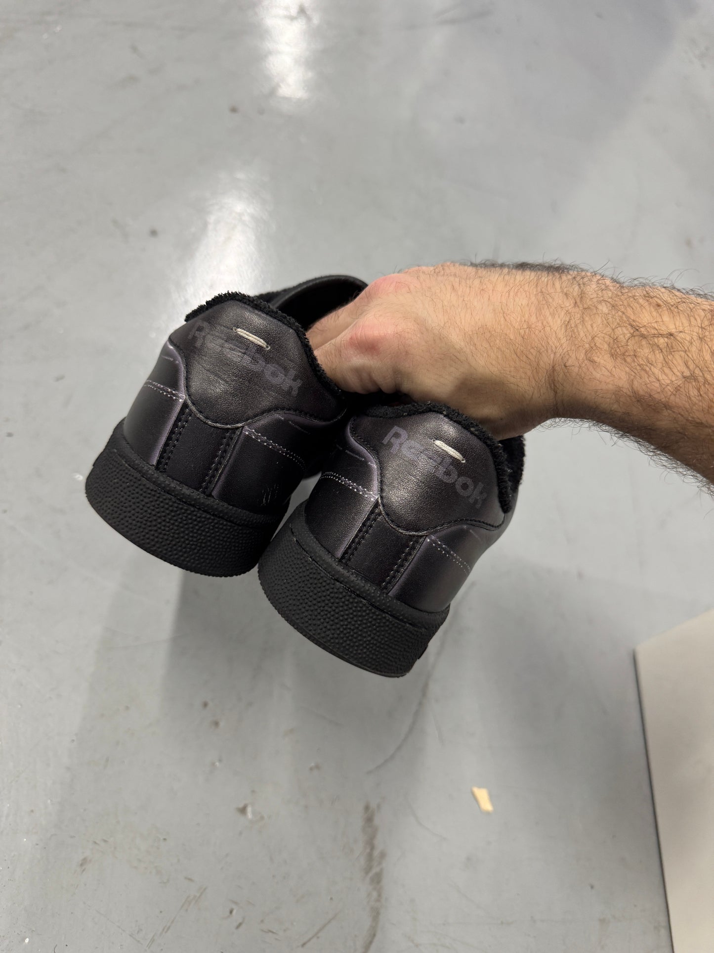 Maison Margiela x Reebok Club C 'Trompe L'oeil' Black [US8]