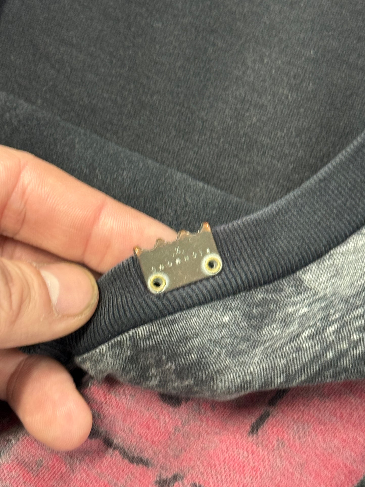 2000s Guitar Graphic T-Shirt w/ Metal Accent [L]