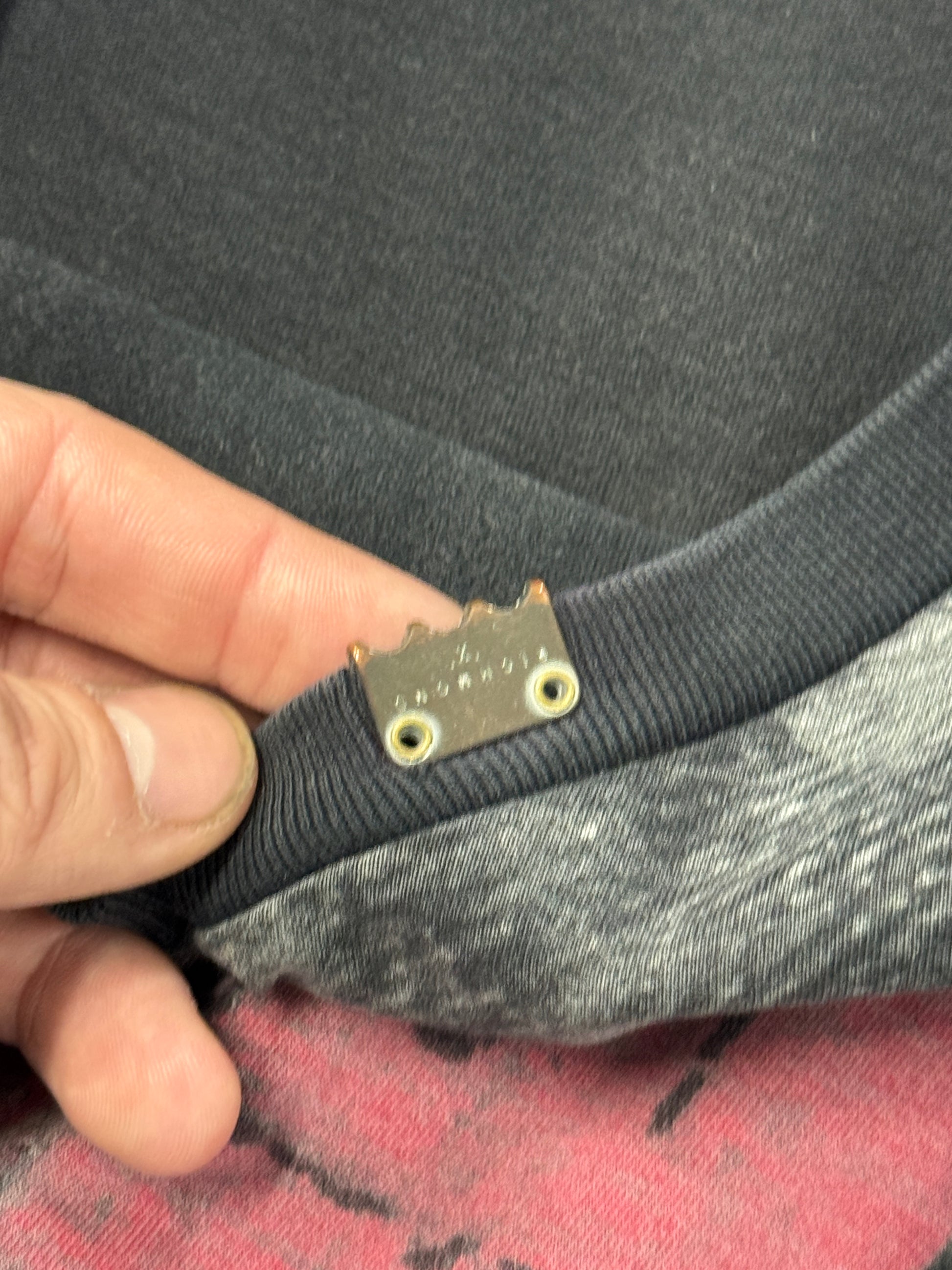 2000s Guitar Graphic T-Shirt w/ Metal Accent [L]