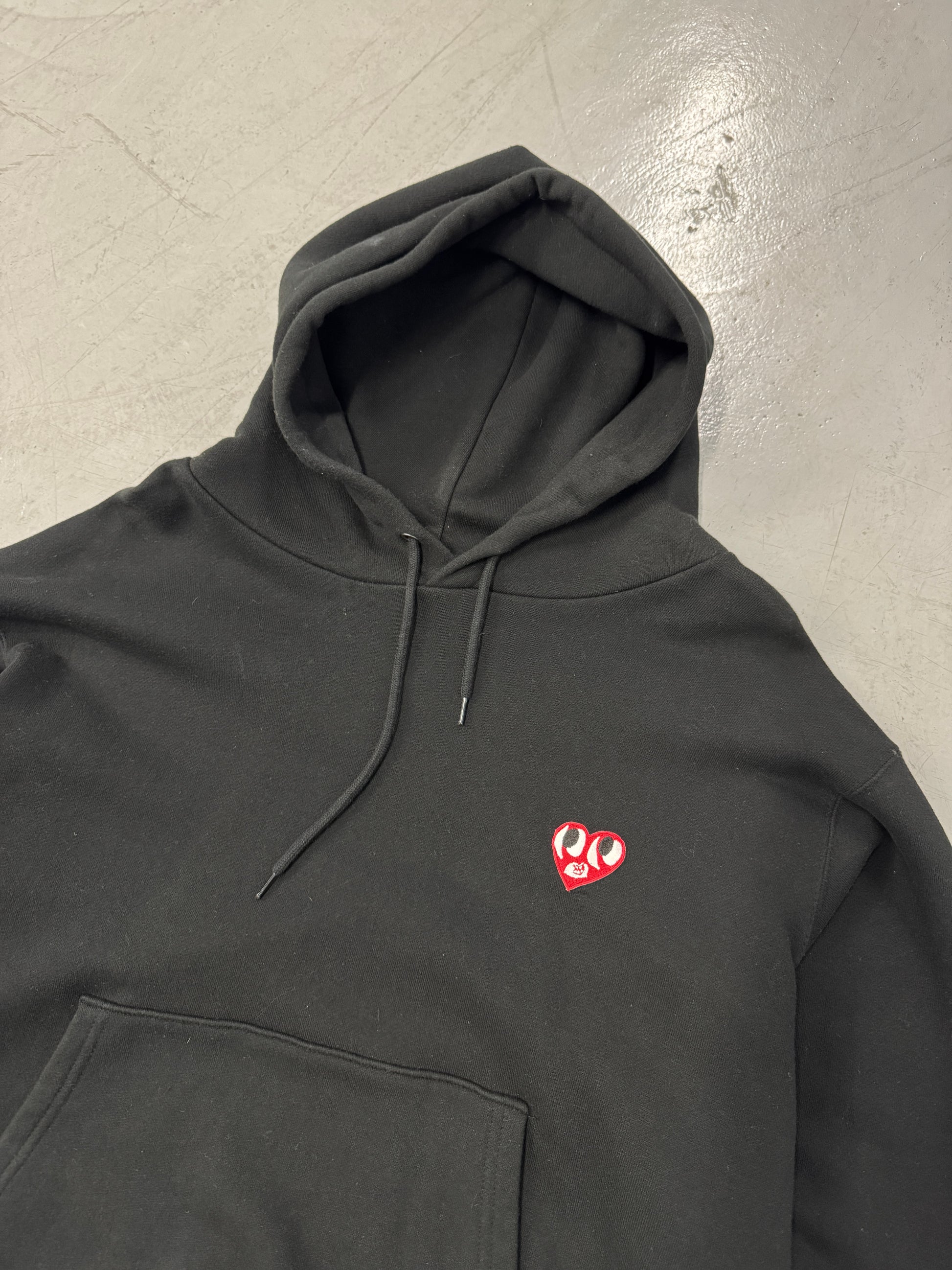 Skoloct CDG Play Heart Parody Hoodie [L]