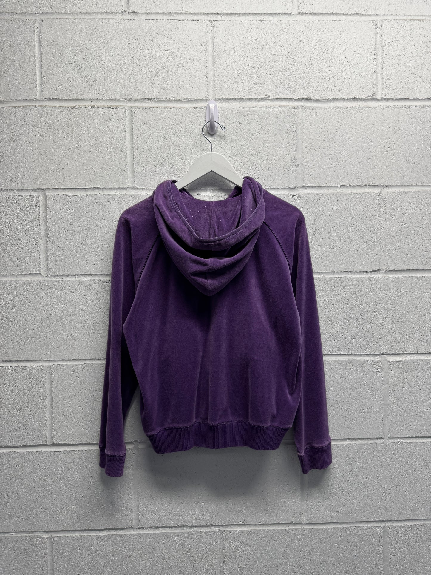 Y2K 2000s Velour Zip-Up [M]