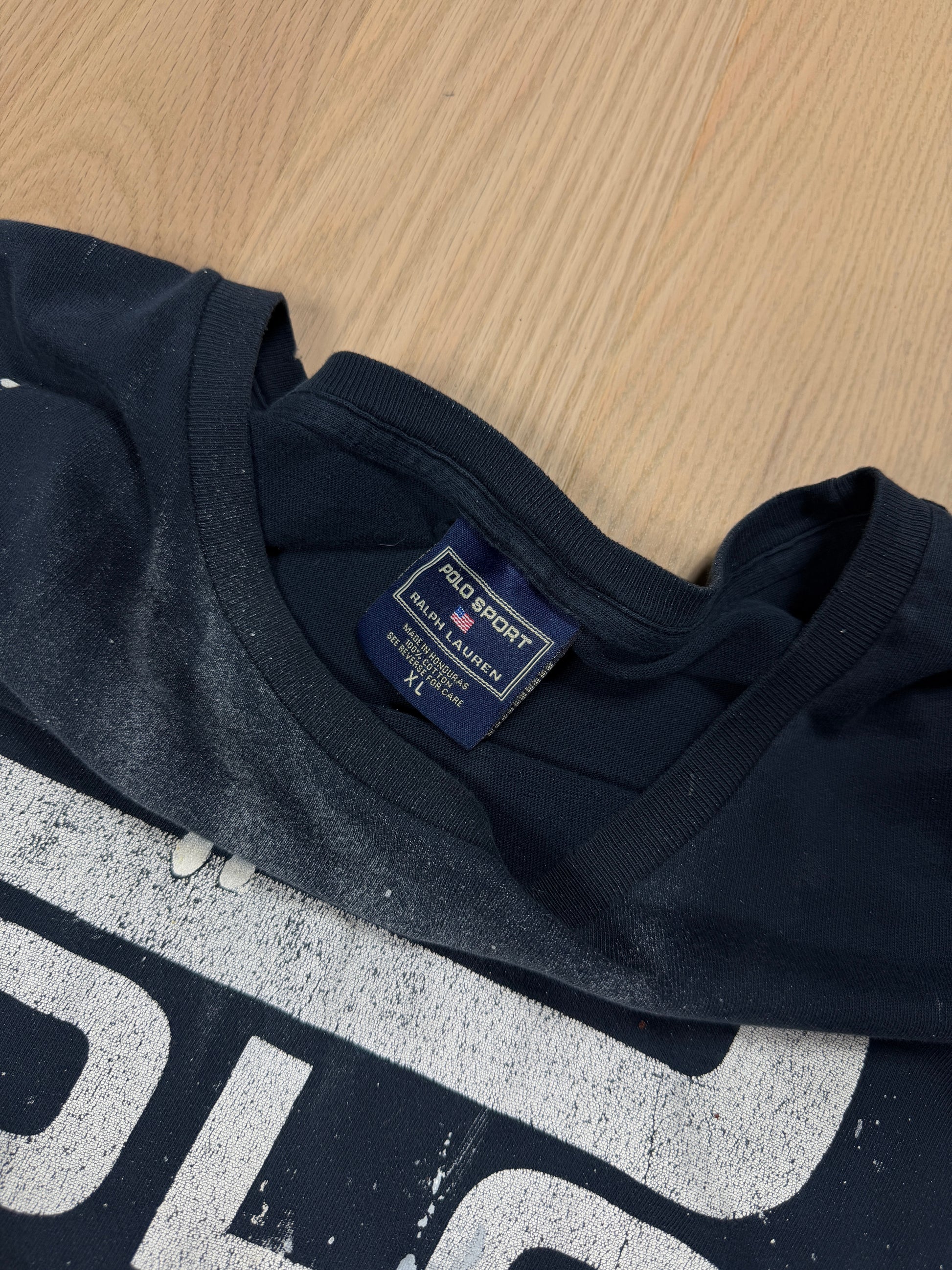 2000s Polo Thrashed Painted Longsleeve [XL]