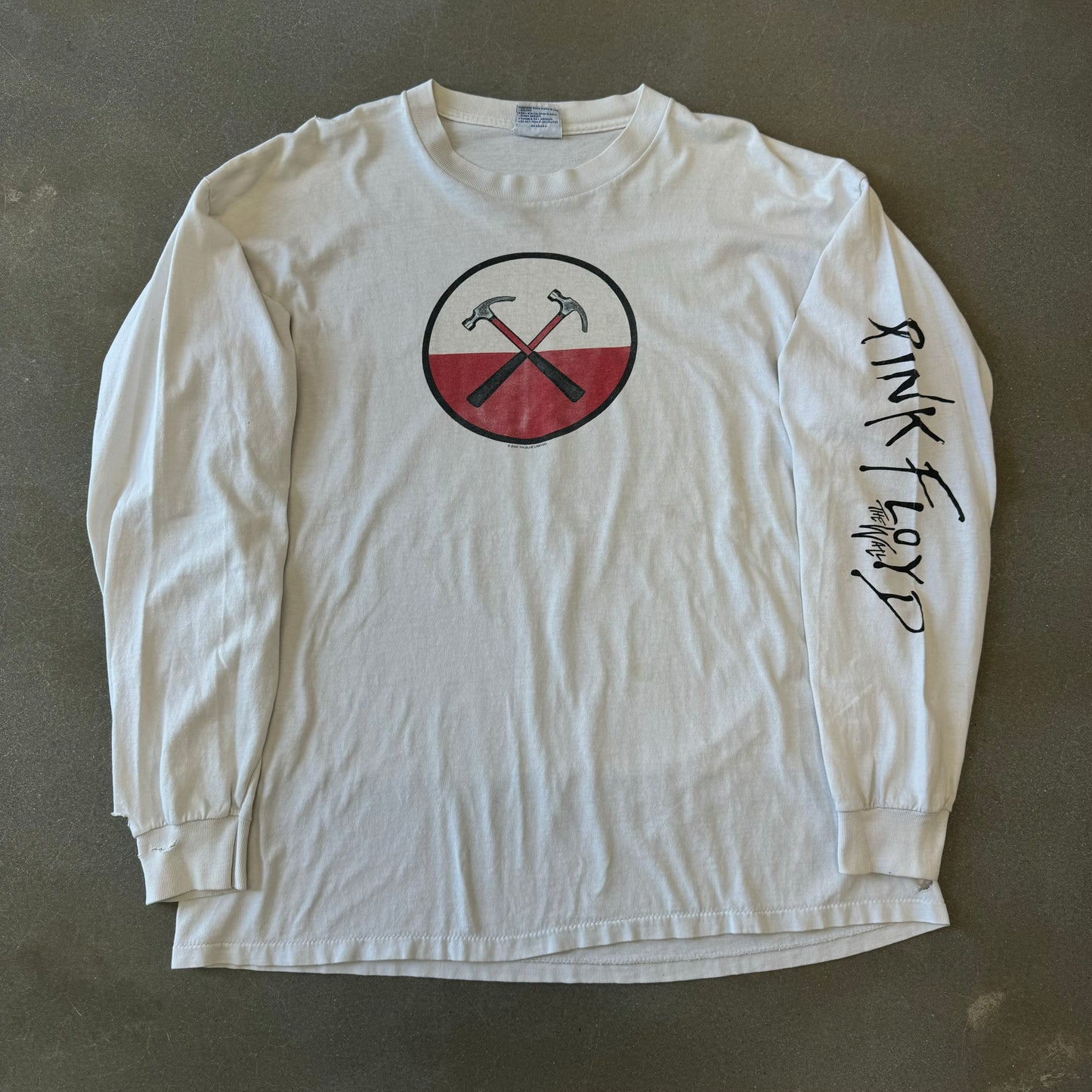 Vintage Y2K Distressed Pink Floyd Longsleeve T-Shirt [XL]