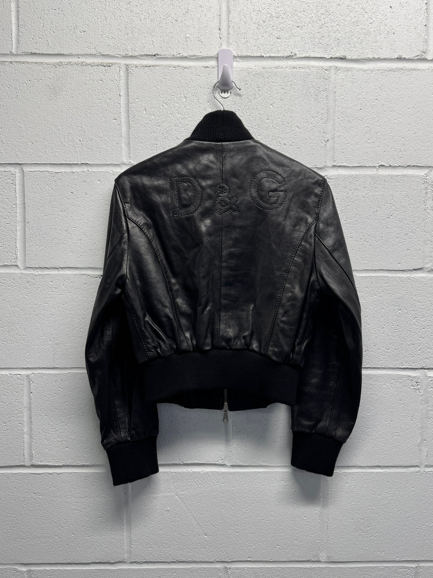 2000s D&G Leather Jacket [XS]