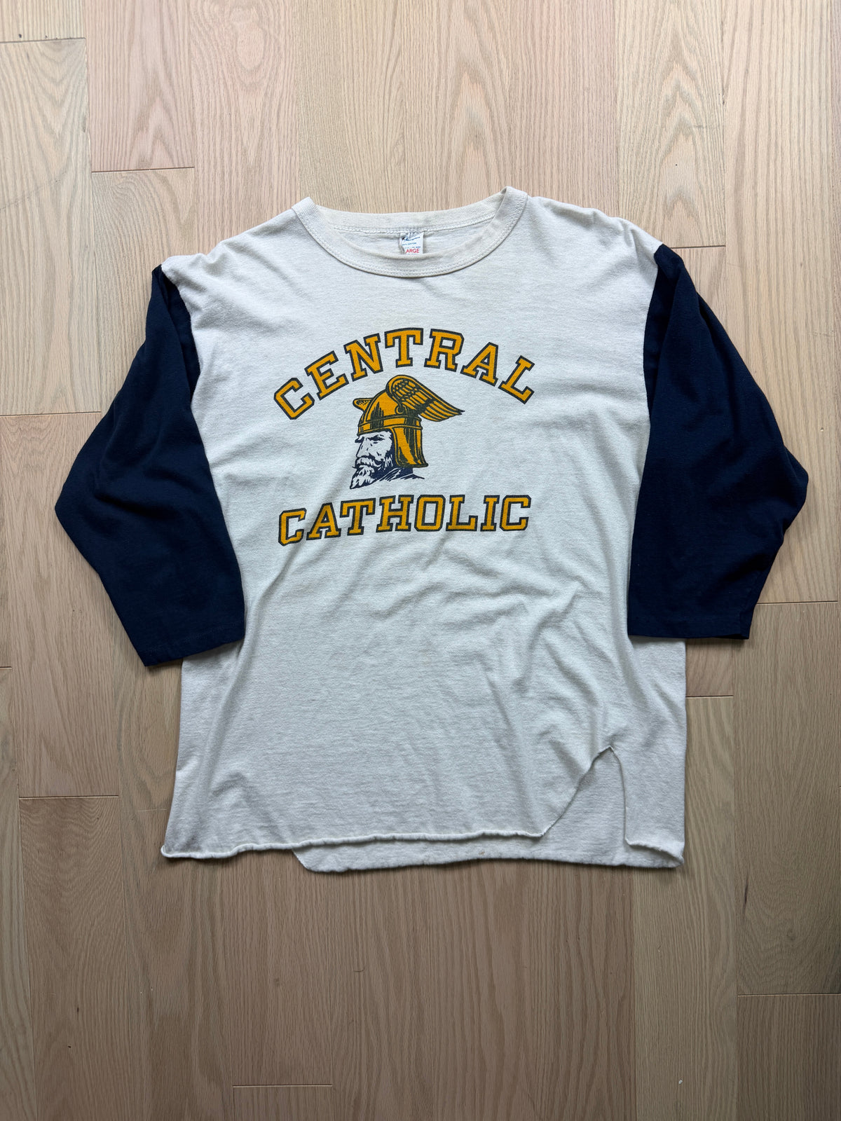 1980s Champion 3/4 Length Shirt [L]