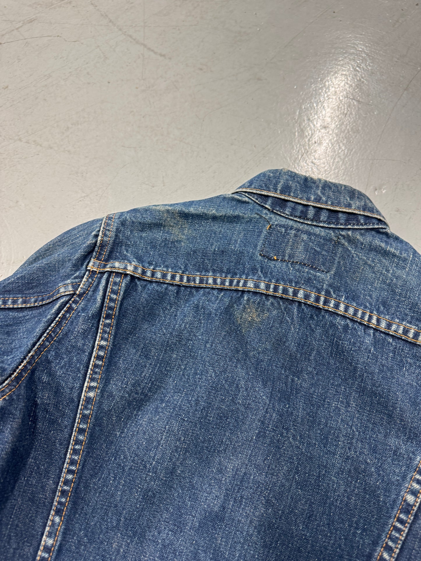 1960s Levis Type III Big 'E' Denim Trucker Jacket [S]