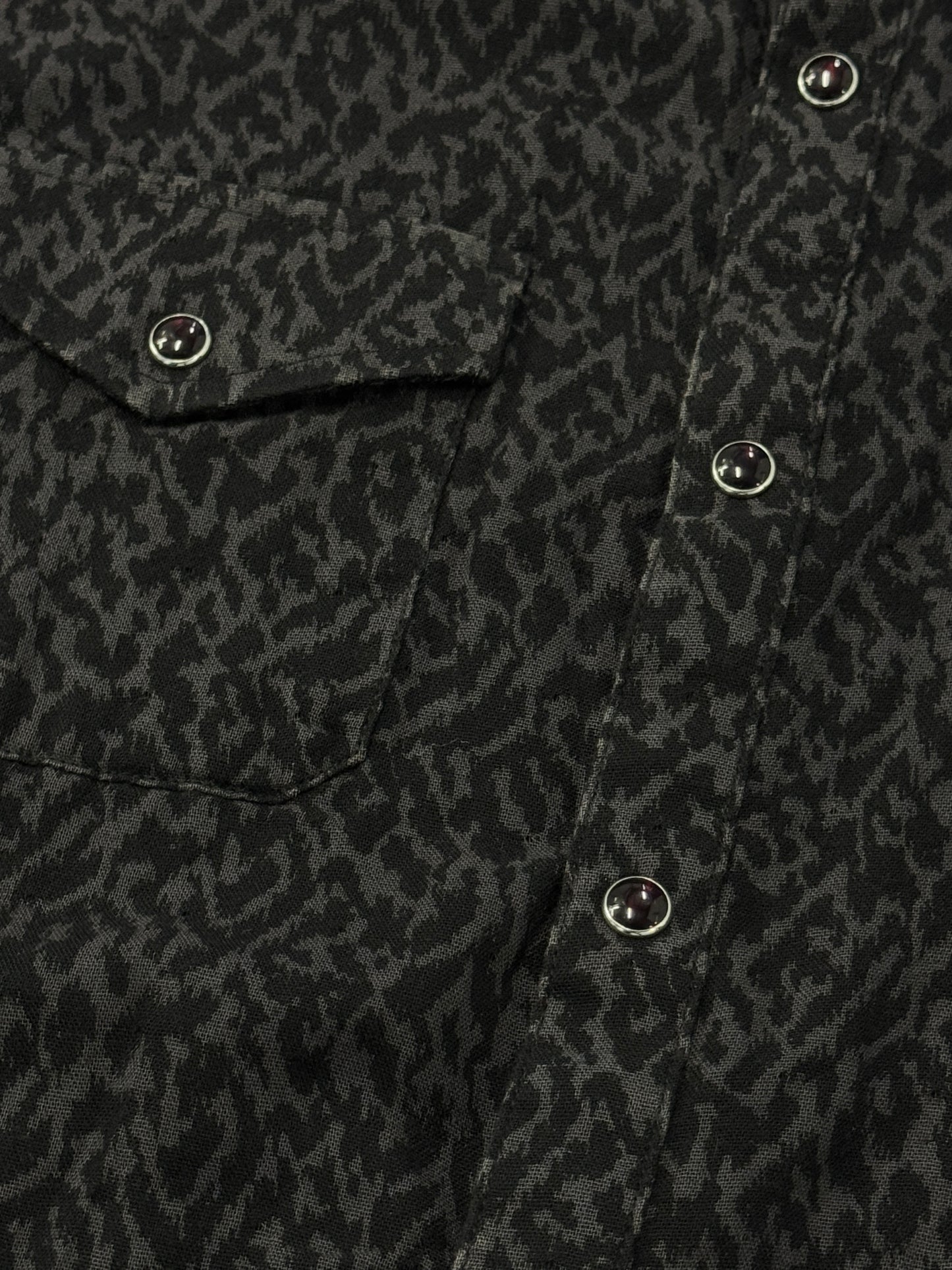 John Varvatos Cheetah Print Button-Up [L]