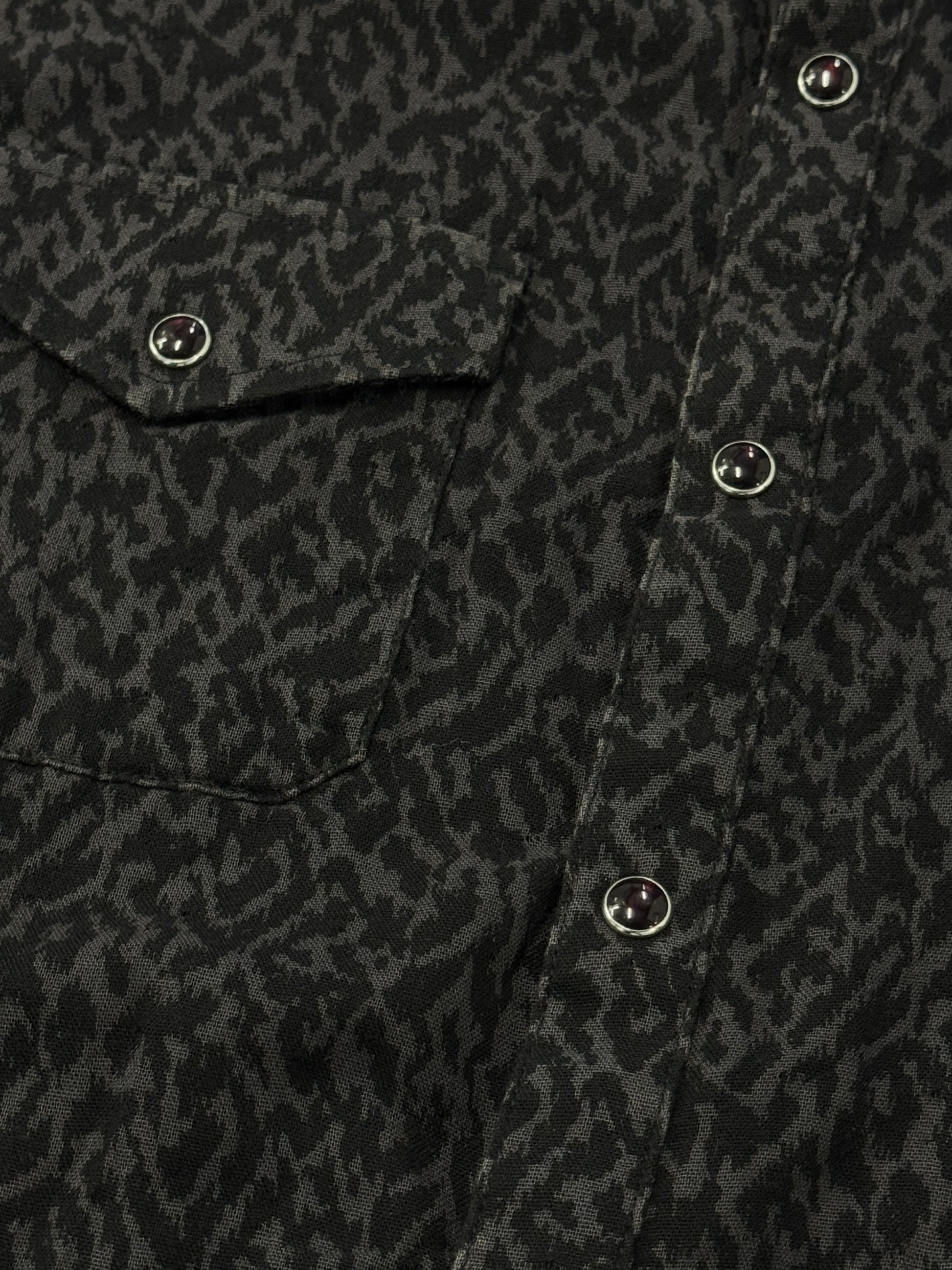 John Varvatos Cheetah Print Button-Up [L]