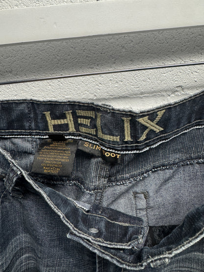 Y2K Helix Bootcut Jeans [36]
