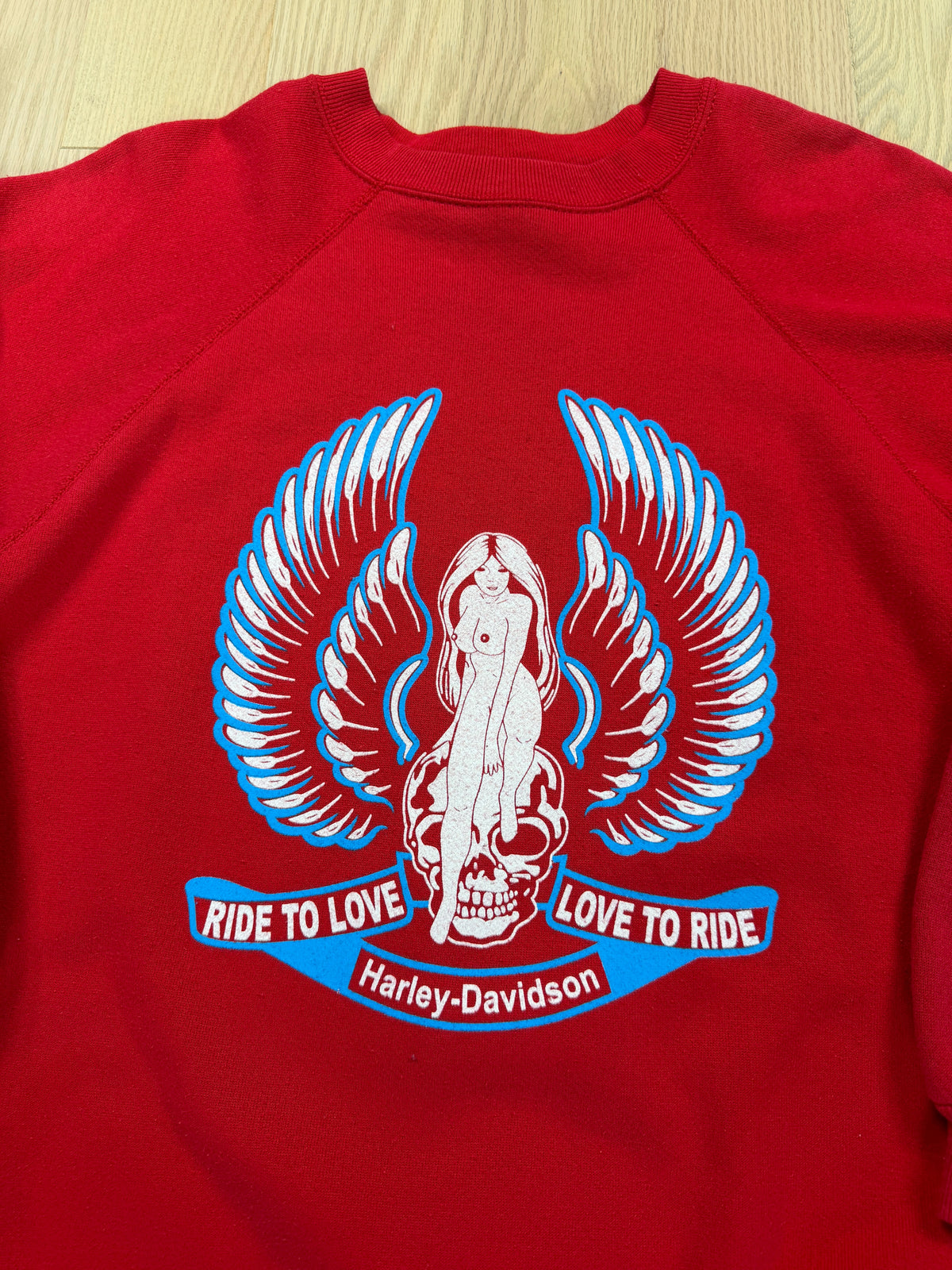 1980s Harley Davidson Vulgar Crewneck [L]