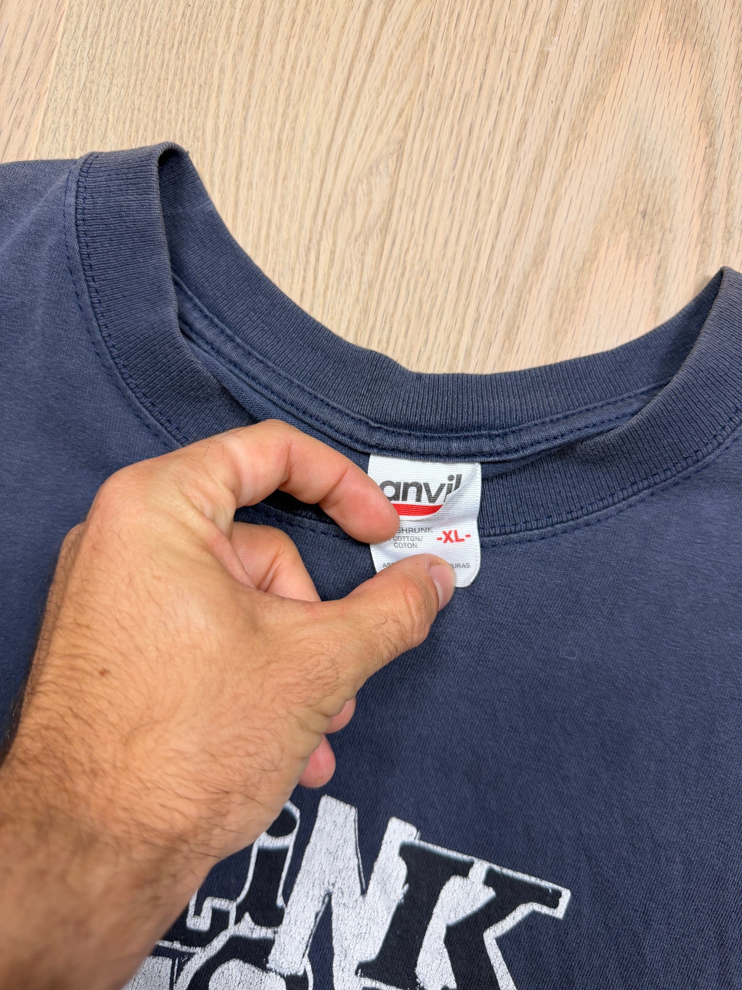 2000s Blink 182 Cut-off Shirt [L]
