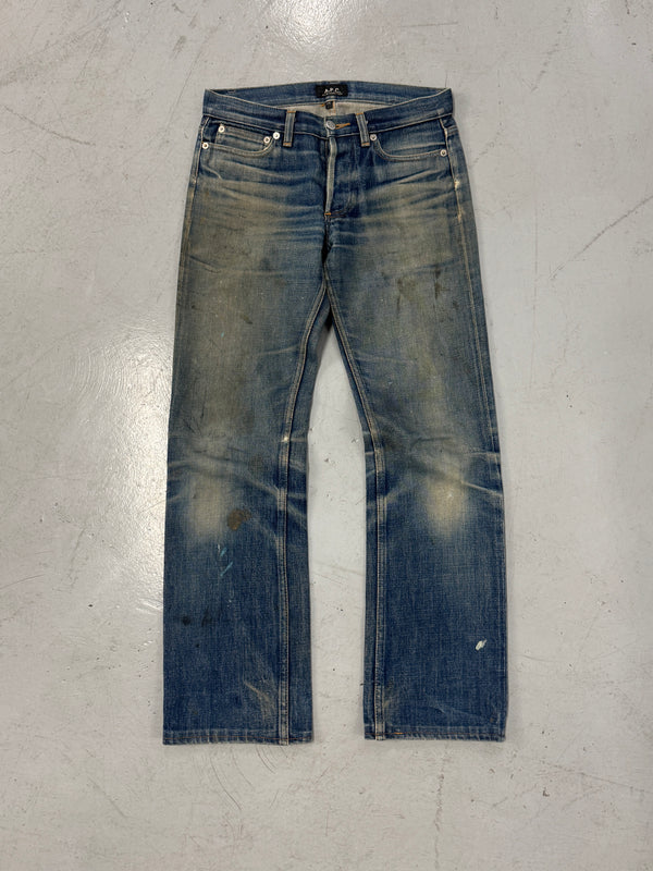 2000s Faded/Whiskered APC Jeans [28]