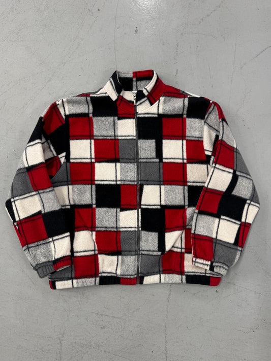 2000s Block Fleece Jacket [S/M]