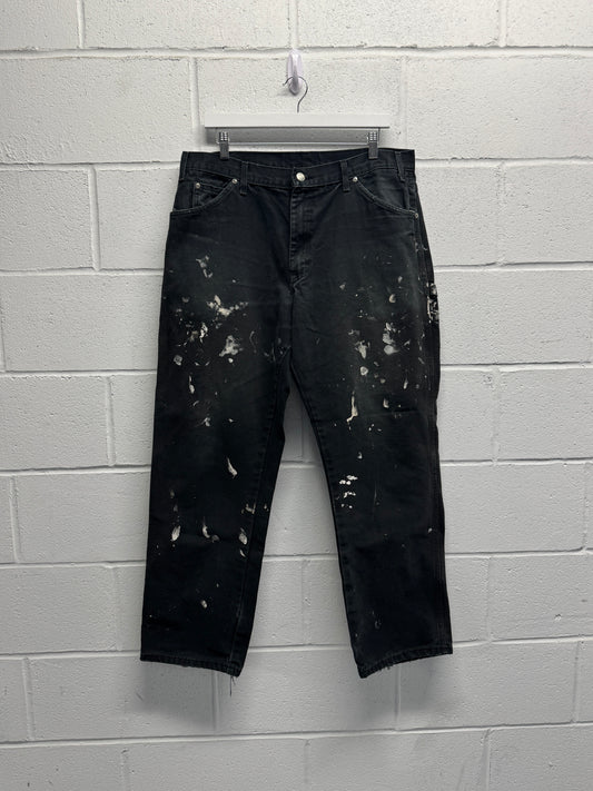 Y2K Dickies Paint Splatter Canvas Pants [36]