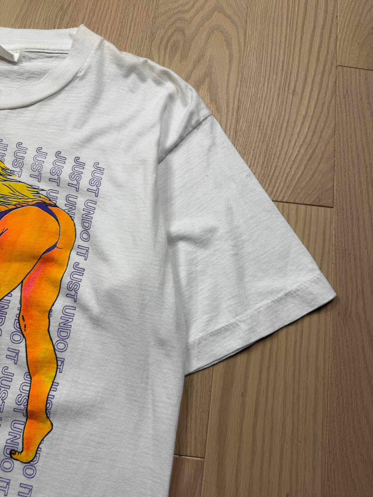 1980s Just Undo It Nike Parody T-Shirt [L]