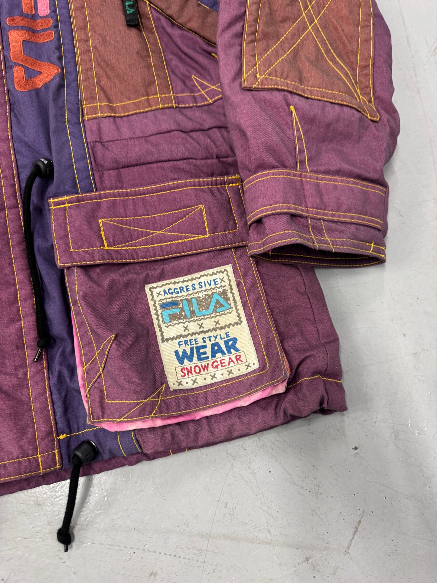 1990s FILA 'Aggressive X' Snow Jacket [L]
