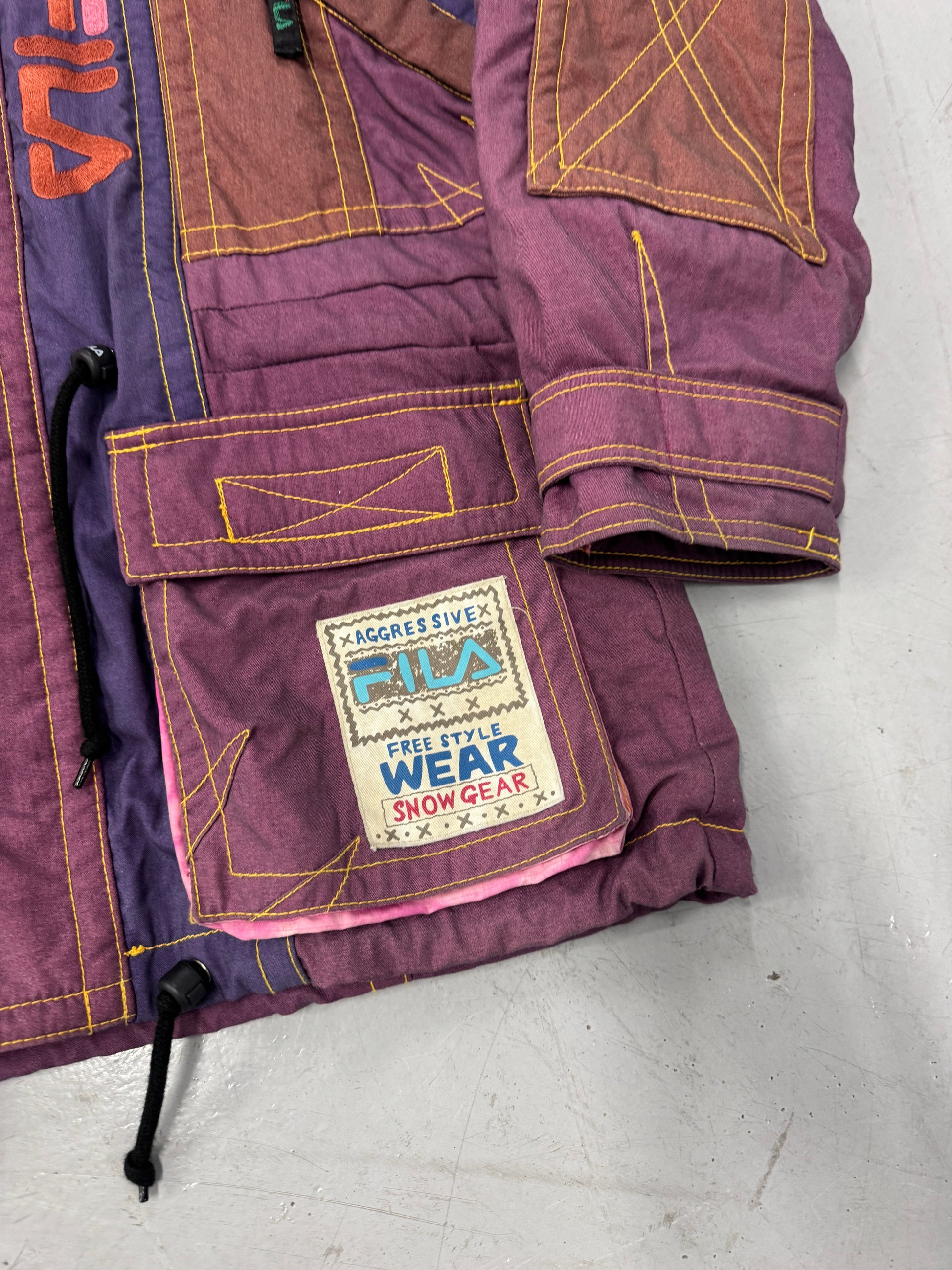 1990s FILA 'Aggressive X' Snow Jacket [L]