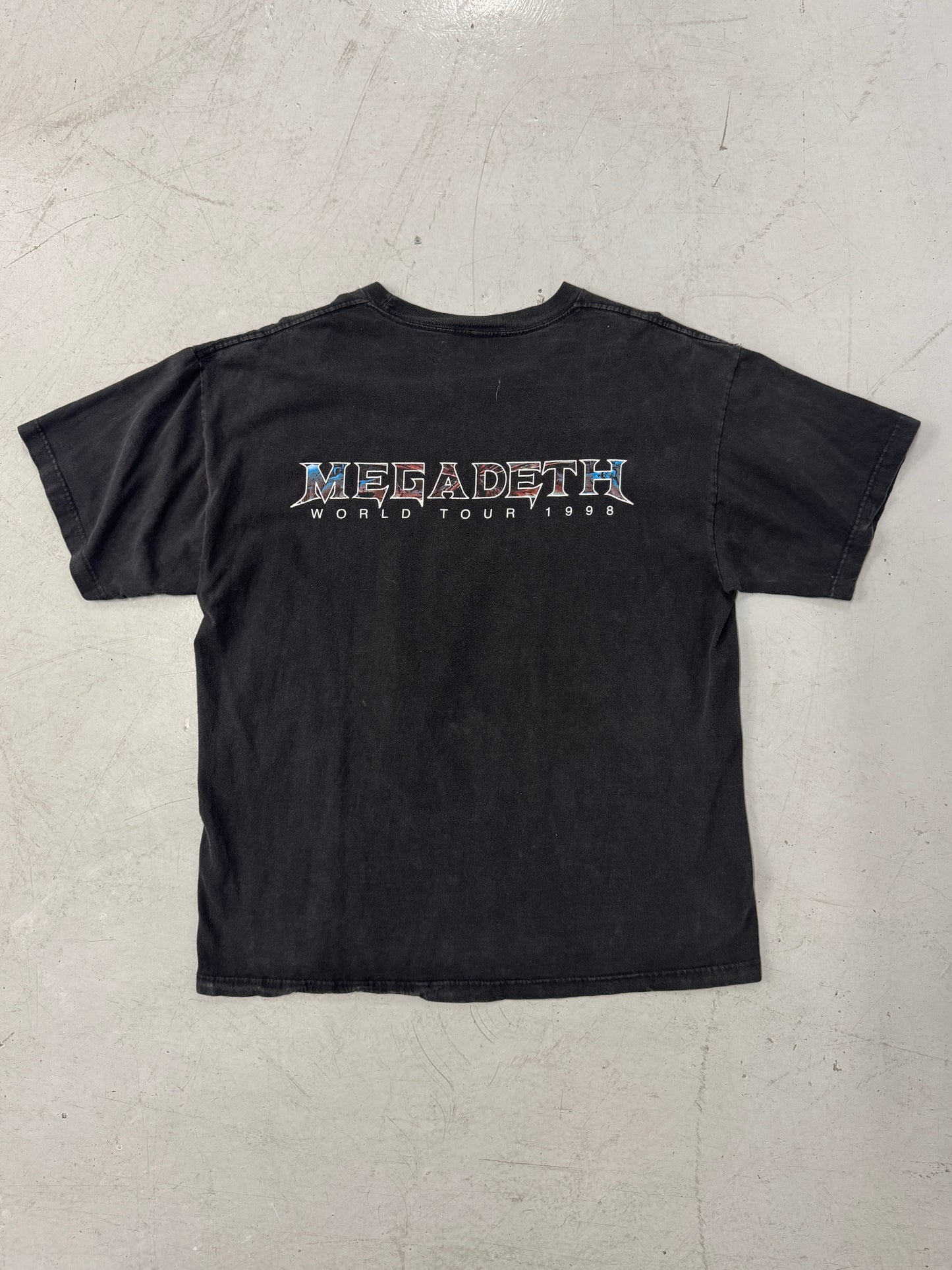 1990s Megadeath Chaos Comics Band T-Shirt [XL]