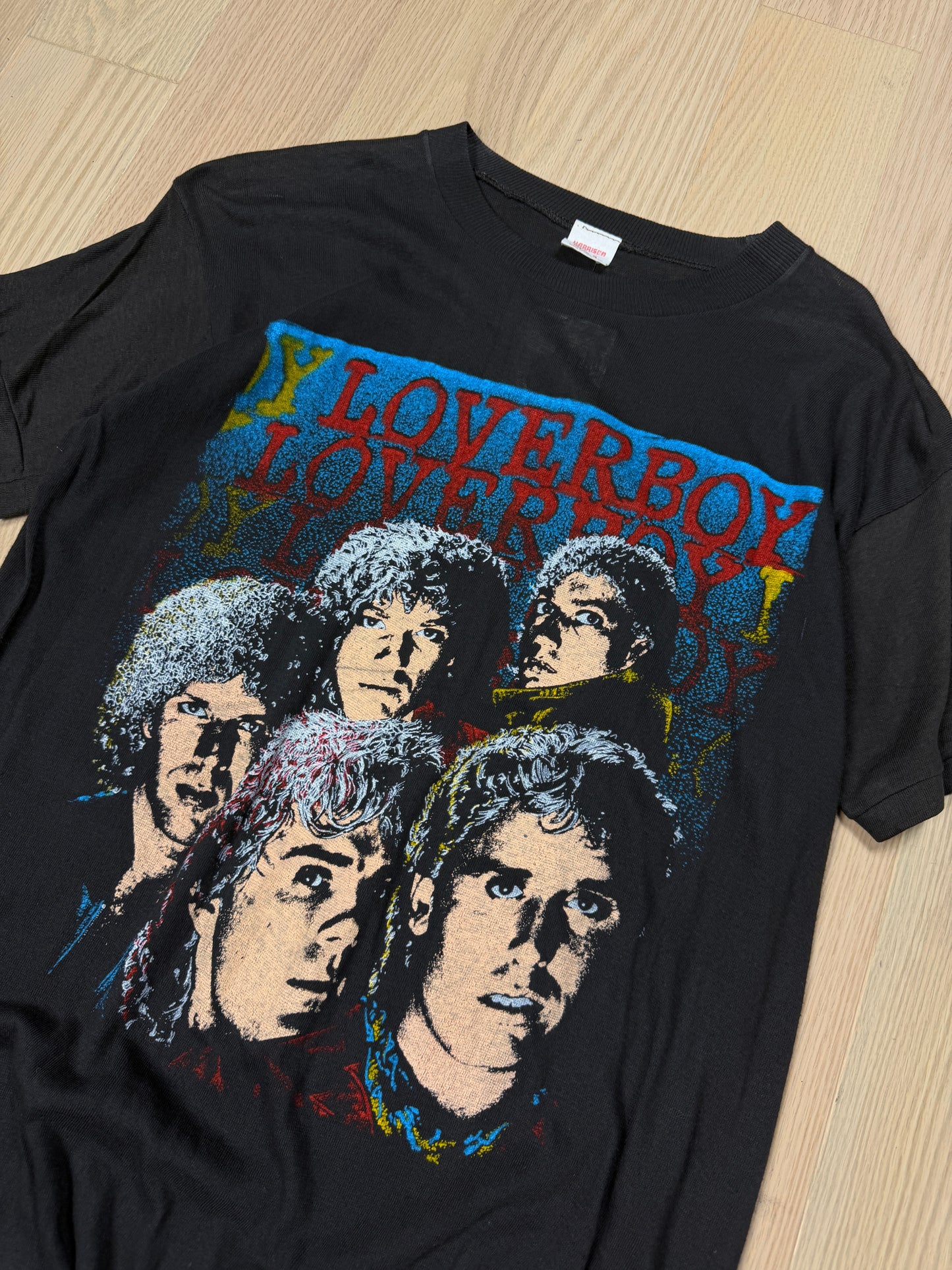 1980s Loverboy Band T-Shirt [L]