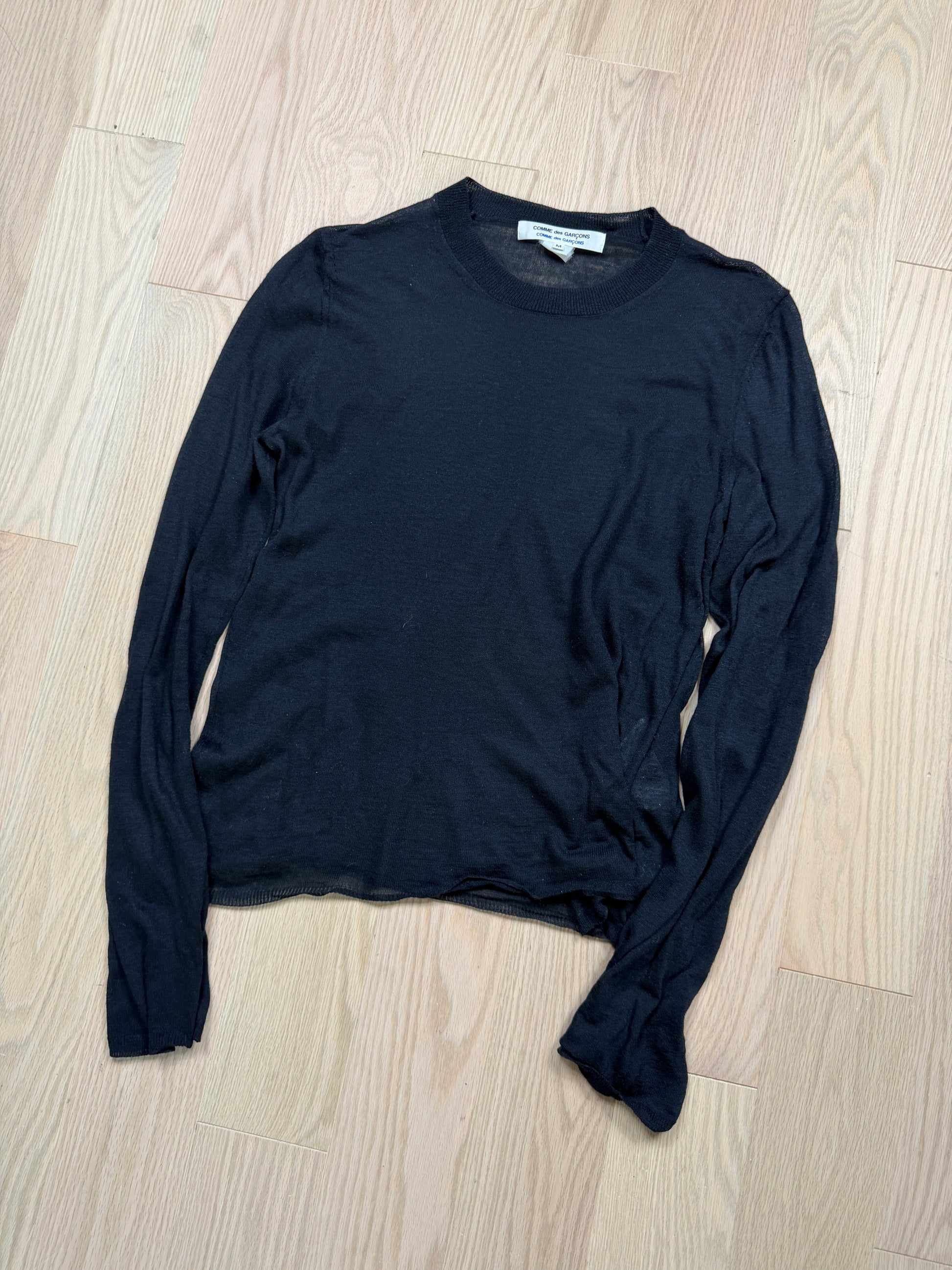 Comme Des Garcons Wool Thin Sweater [M]