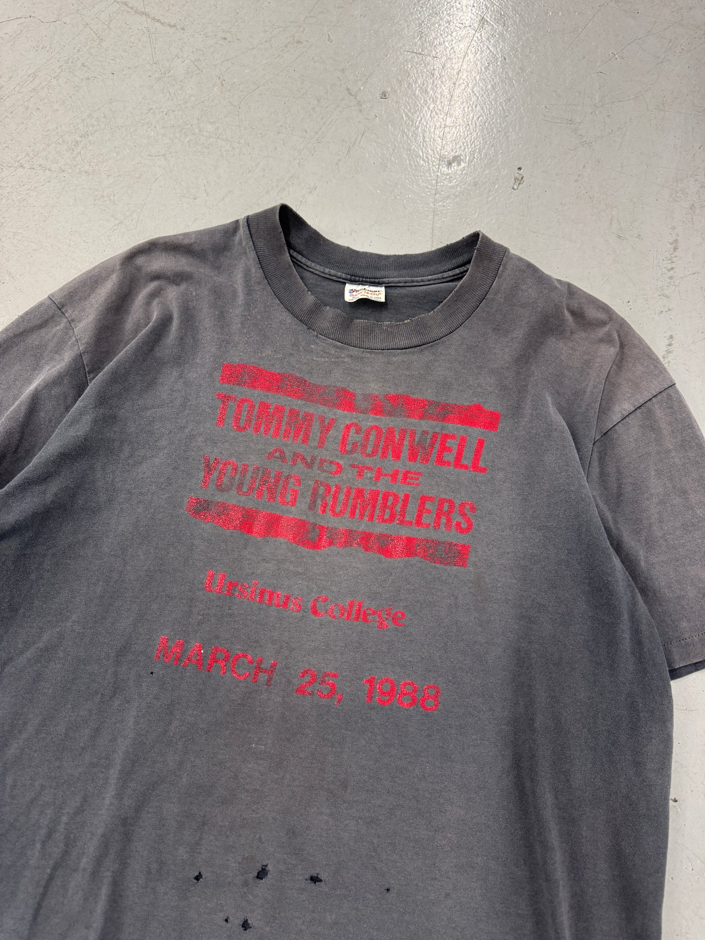 1980s Faded Tommy Conwell Band T-Shirt [XL]