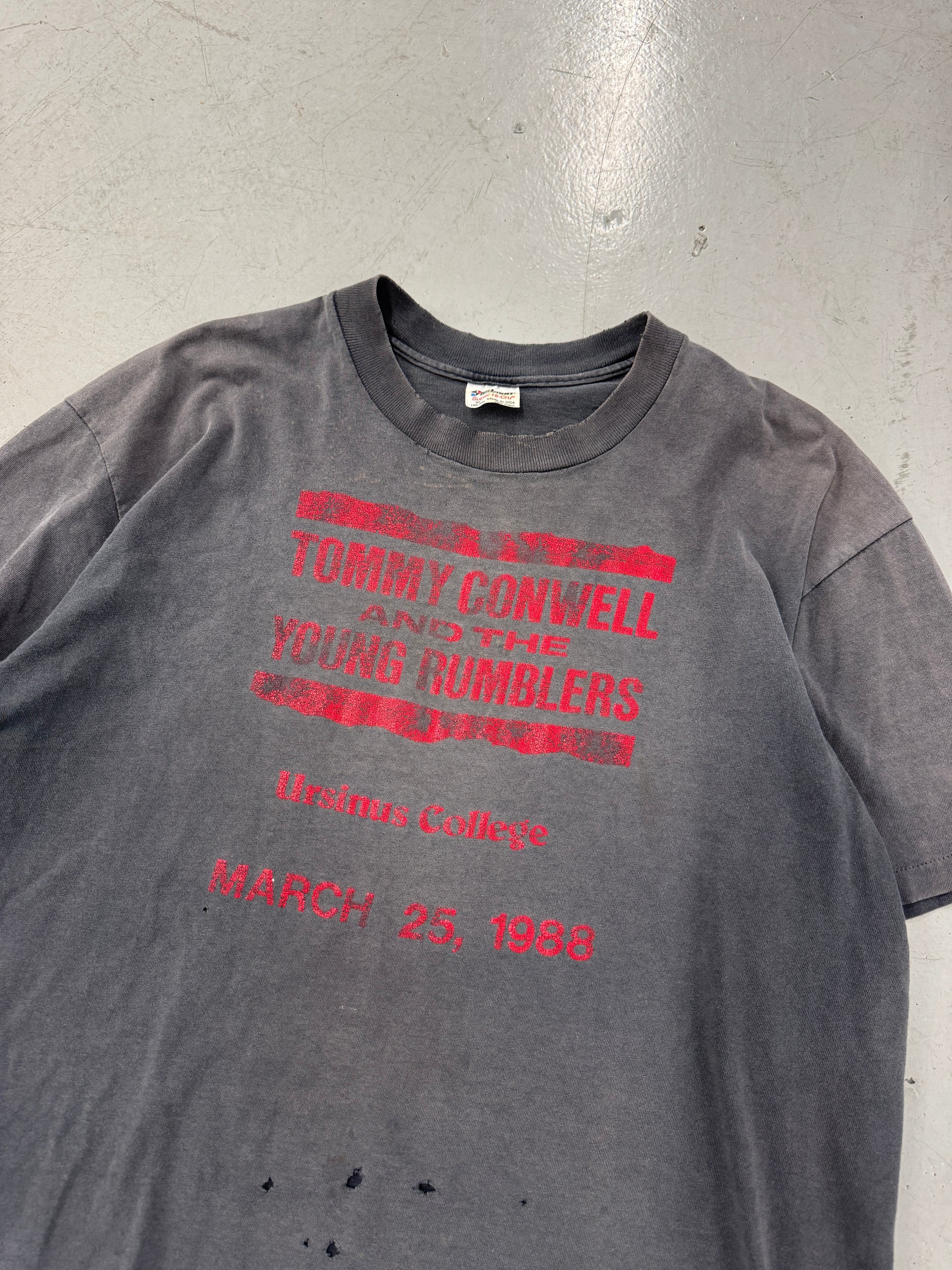 1980s Faded Tommy Conwell Band T-Shirt [XL]