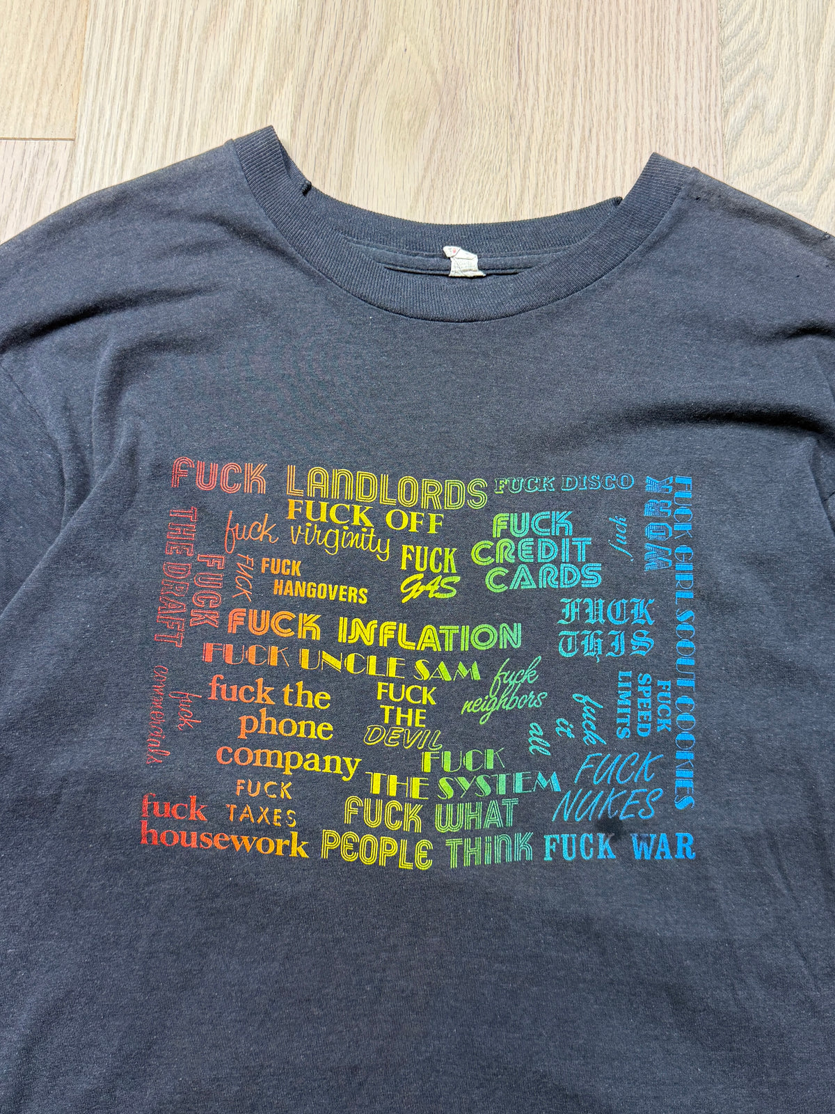 1980s Fuck Everything T-Shirt [L]