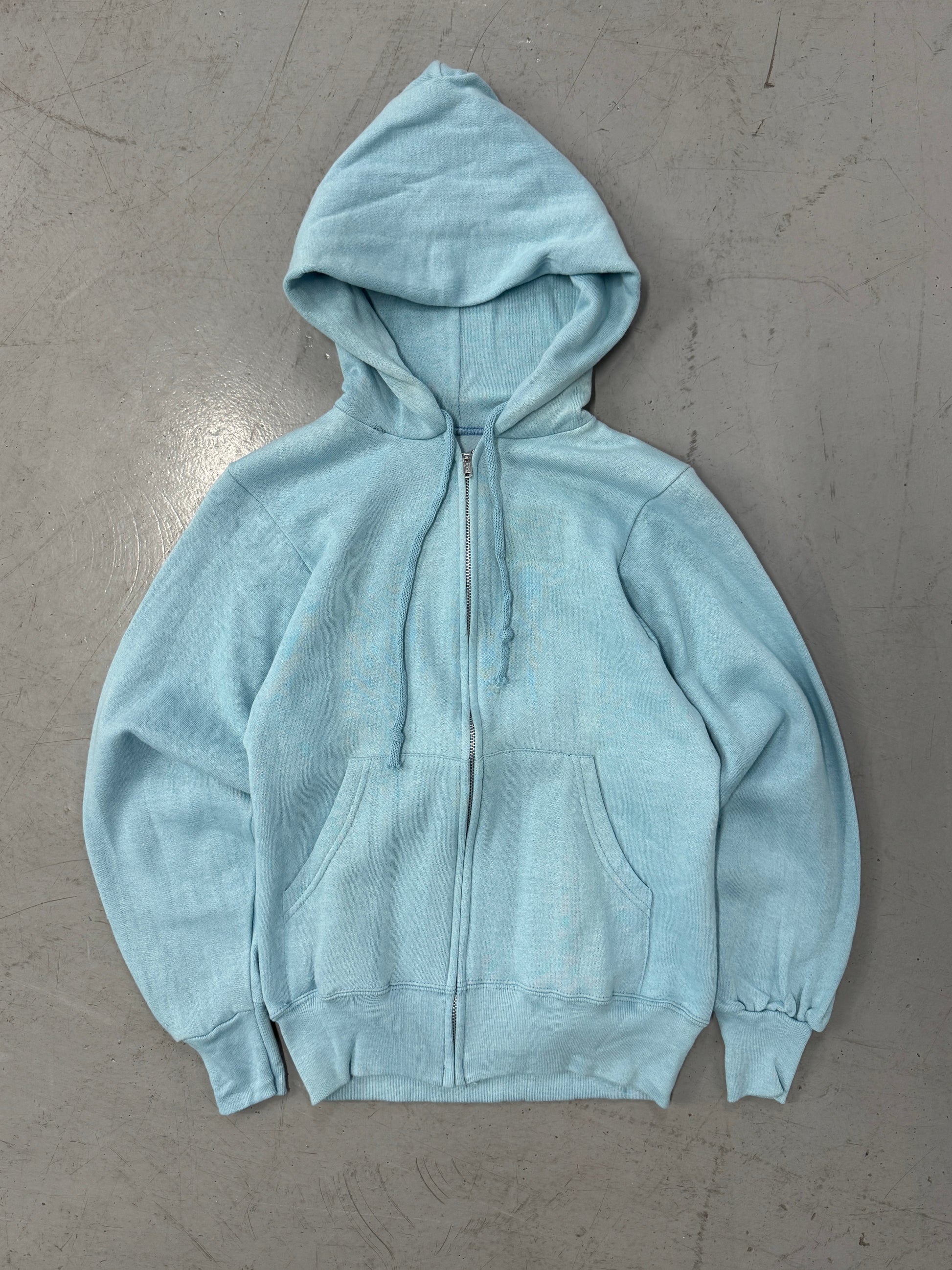 1980s Wrangler Light Blue Zip-Up [S/M]