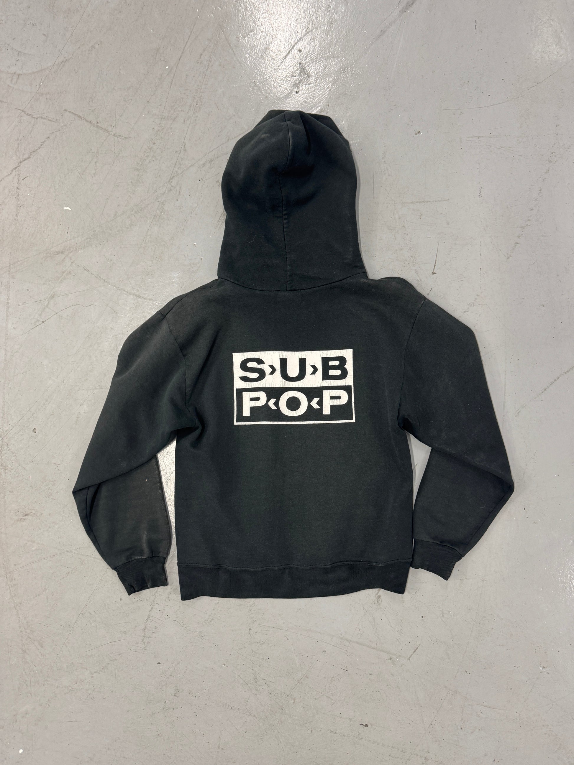 1990s Sub Pop Records "Unemployed" Hoodie [M]